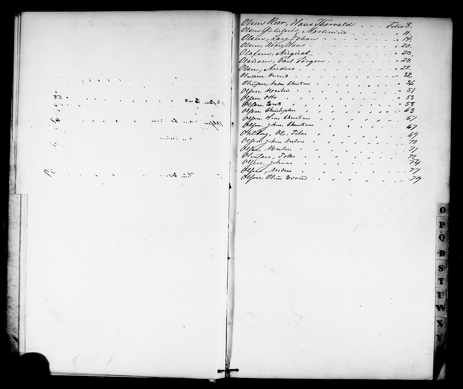 Horten innrulleringskontor, AV/SAKO-A-785/F/Fb/L0001: Annotasjonsrulle, 1864-1868, s. 10