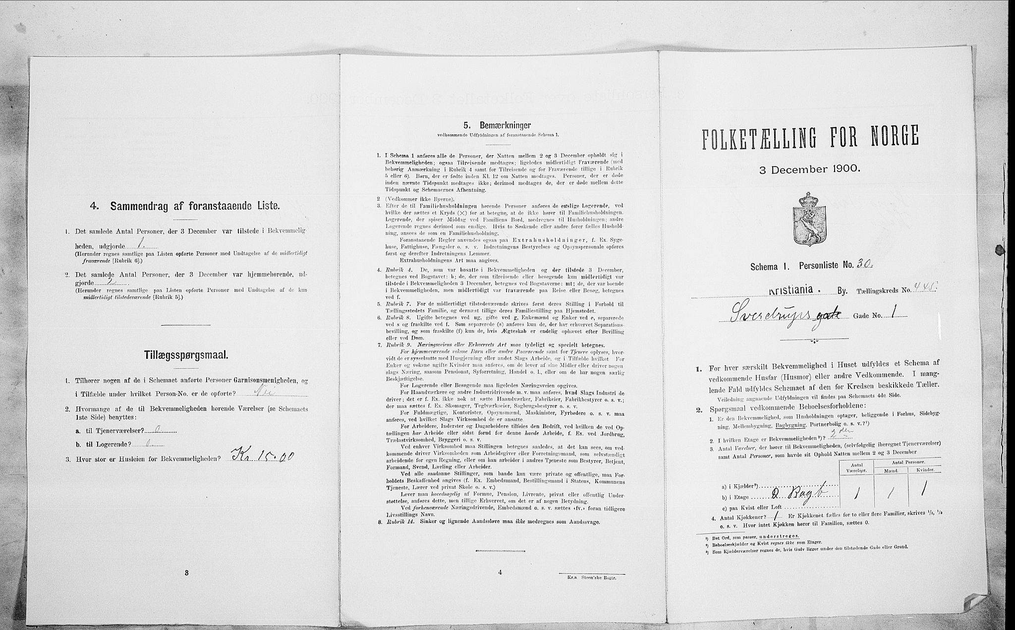 SAO, Folketelling 1900 for 0301 Kristiania kjøpstad, 1900, s. 93771