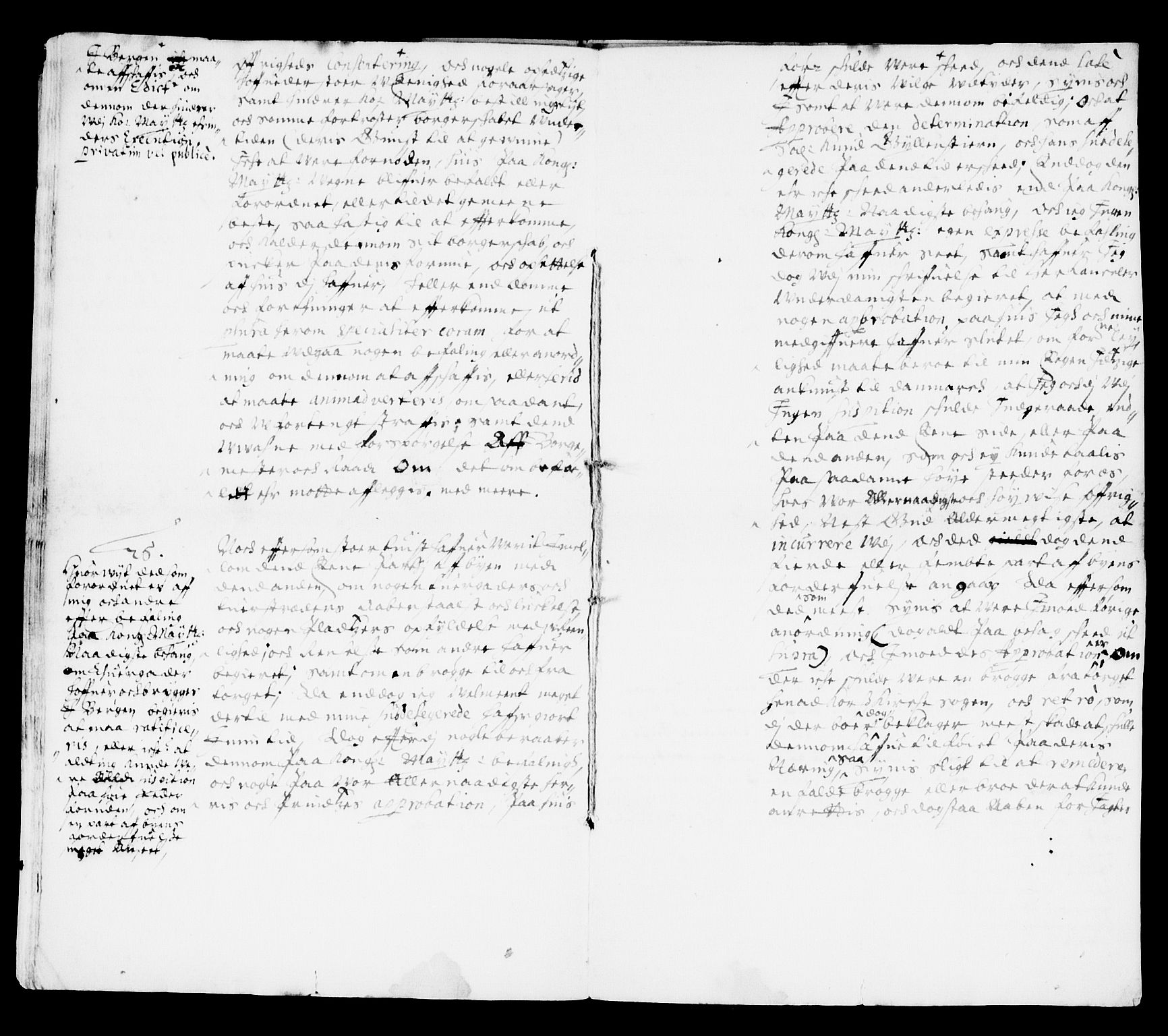 Danske Kanselli, Skapsaker, AV/RA-EA-4061/F/L0001: Skap 8, pakke 19-45, 1617-1737, s. 377