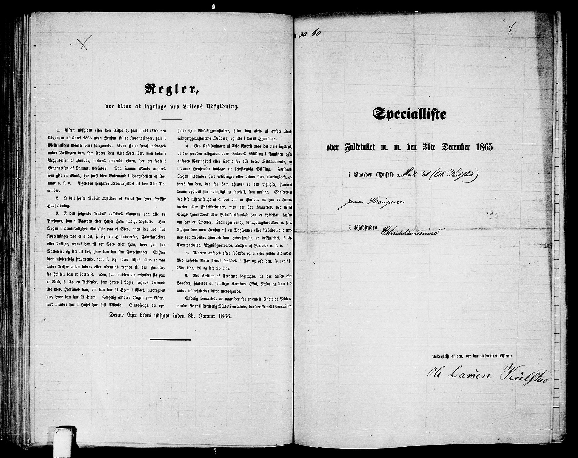 RA, Folketelling 1865 for 1503B Kristiansund prestegjeld, Kristiansund kjøpstad, 1865, s. 128