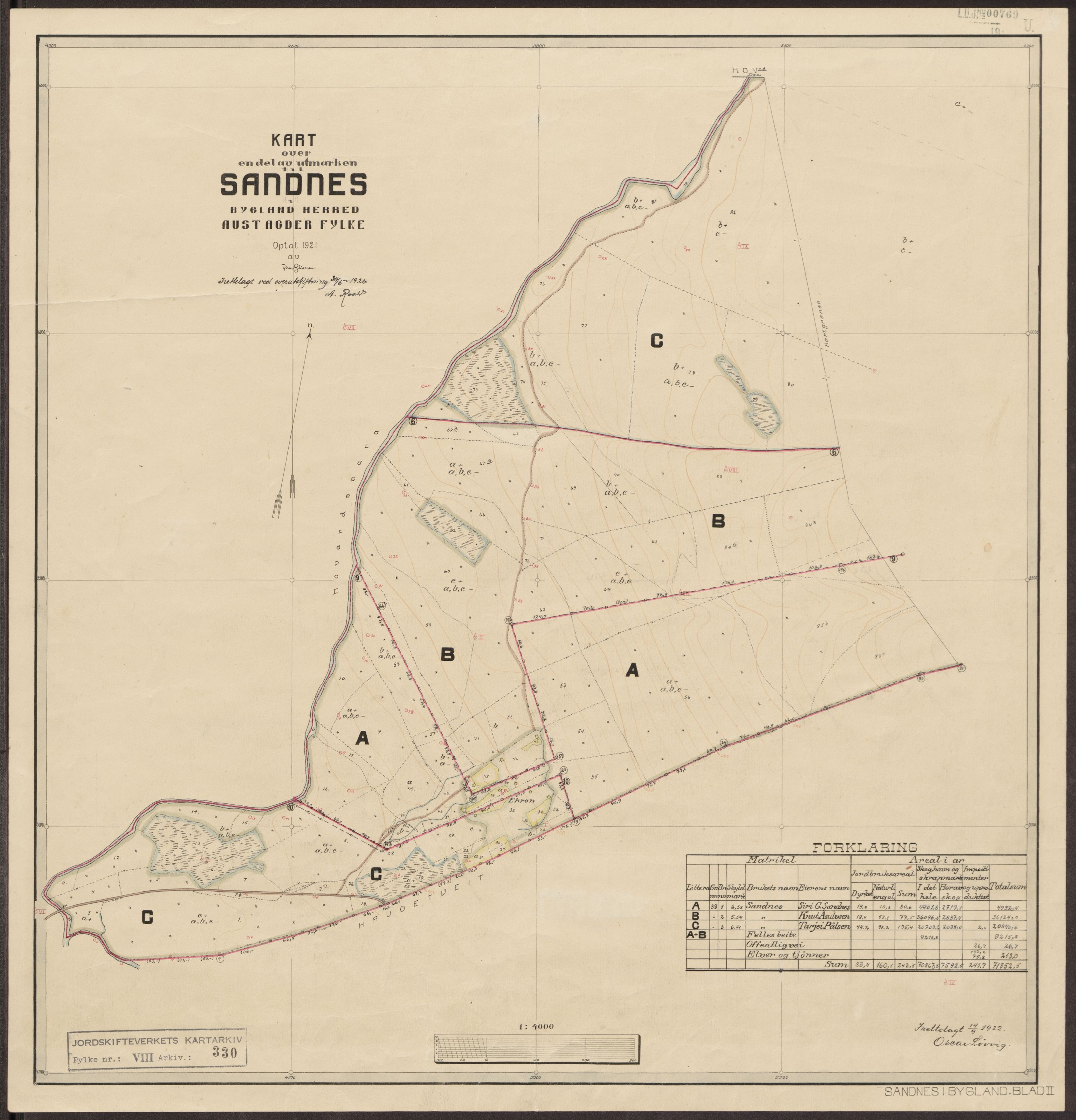 Jordskifteverkets kartarkiv, AV/RA-S-3929/T, 1859-1988, s. 416