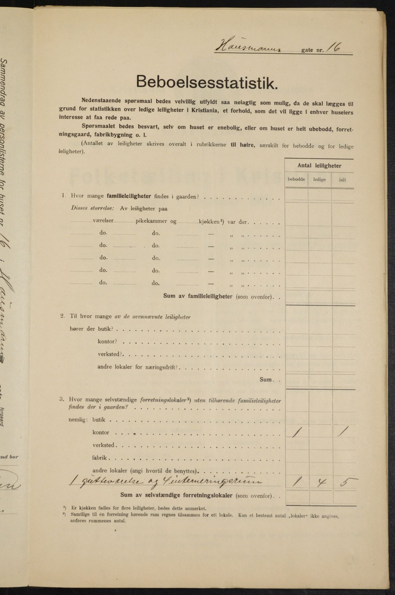 OBA, Kommunal folketelling 1.2.1915 for Kristiania, 1915, s. 34812