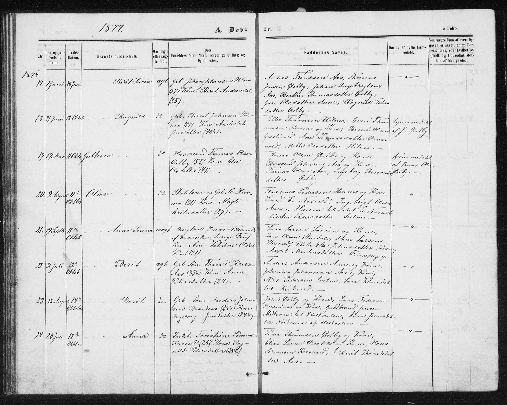 Ministerialprotokoller, klokkerbøker og fødselsregistre - Sør-Trøndelag, AV/SAT-A-1456/698/L1166: Klokkerbok nr. 698C03, 1861-1887