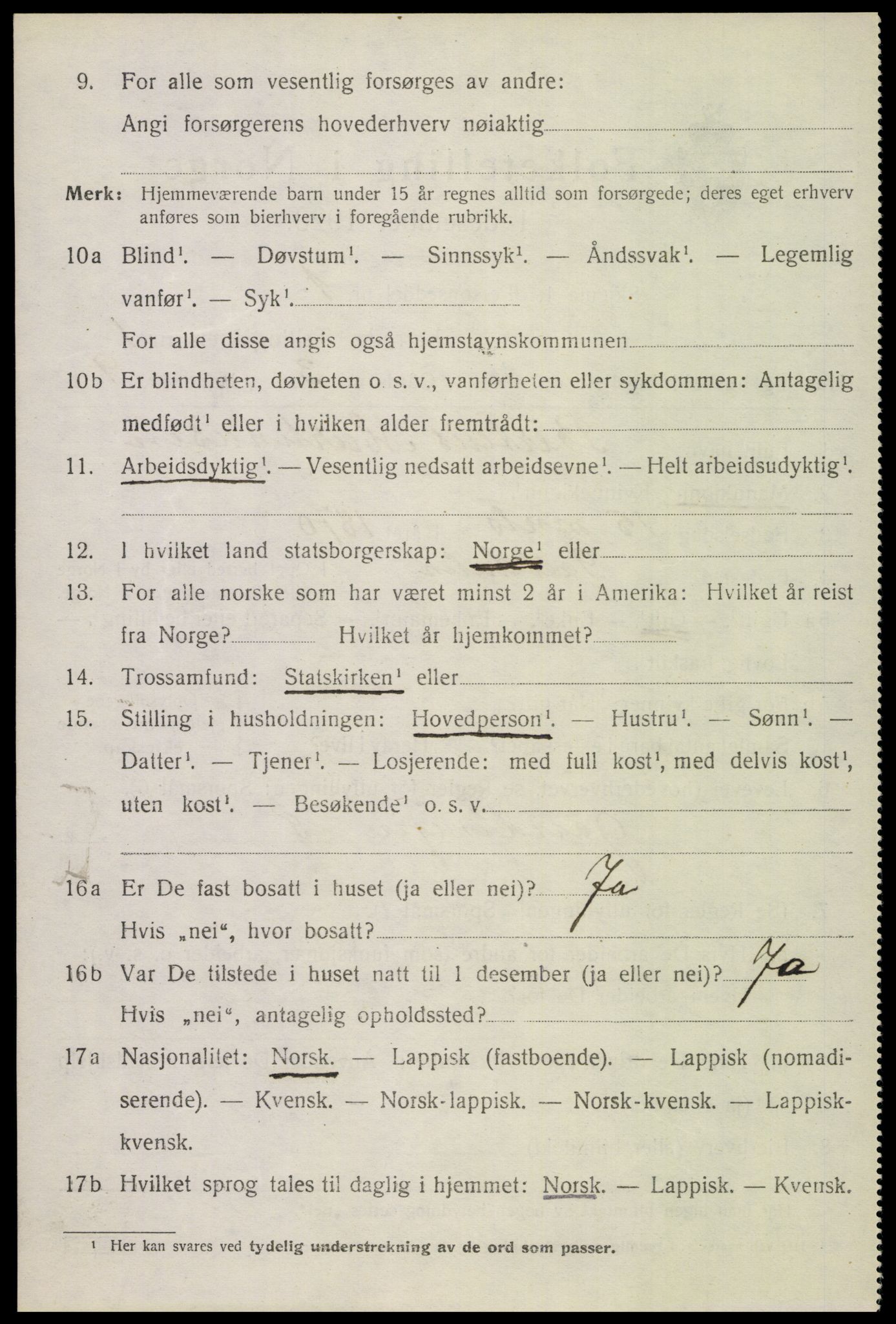 SAT, Folketelling 1920 for 1840 Saltdal herred, 1920, s. 1714
