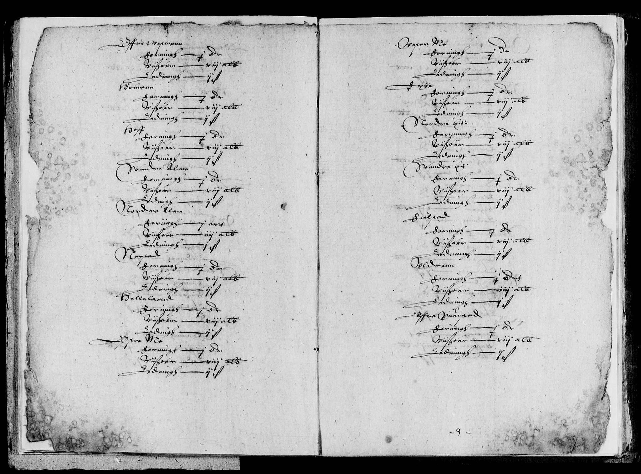 Rentekammeret inntil 1814, Reviderte regnskaper, Lensregnskaper, AV/RA-EA-5023/R/Rb/Rba/L0006: Akershus len, 1593-1594