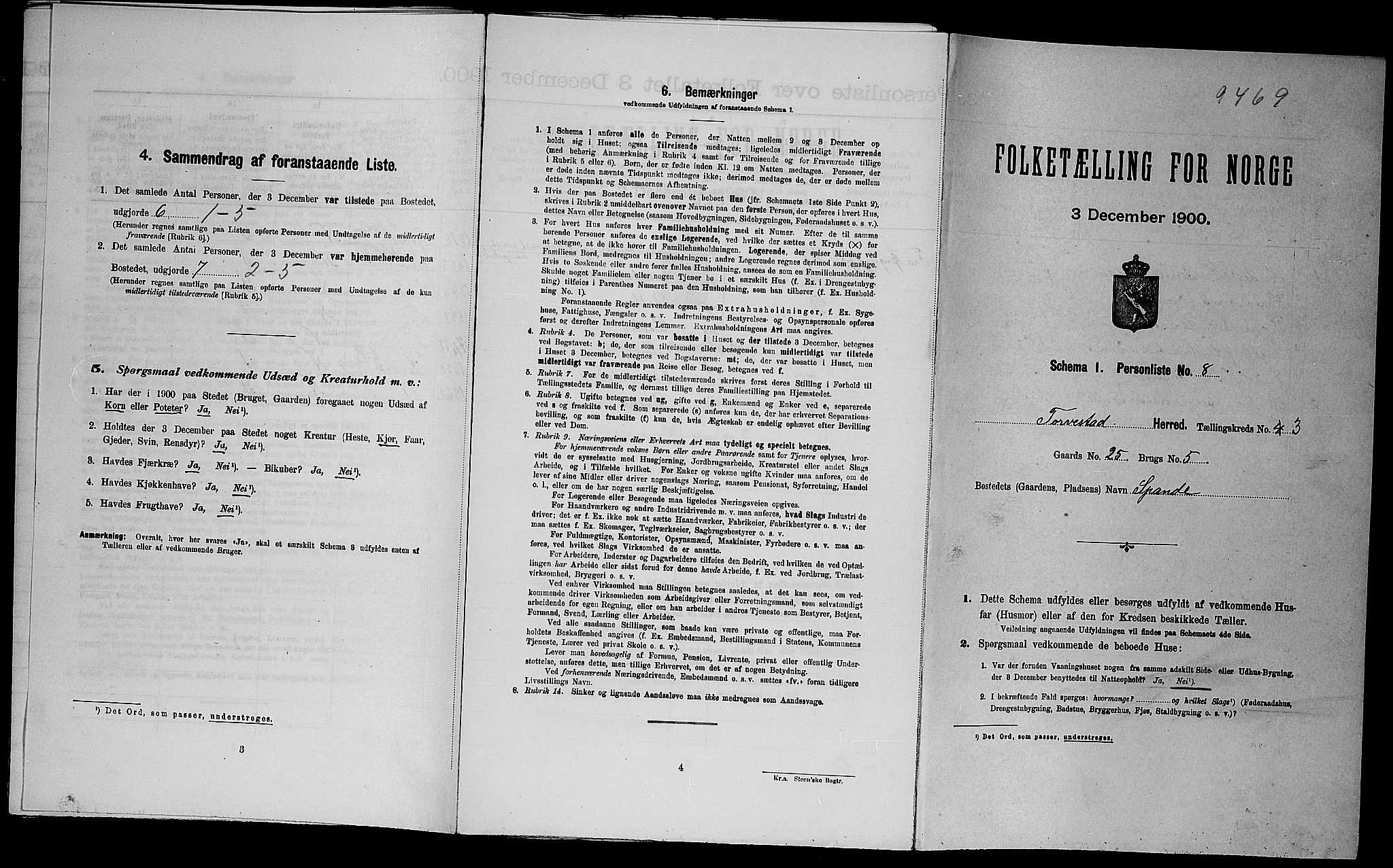 SAST, Folketelling 1900 for 1152 Torvastad herred, 1900, s. 456