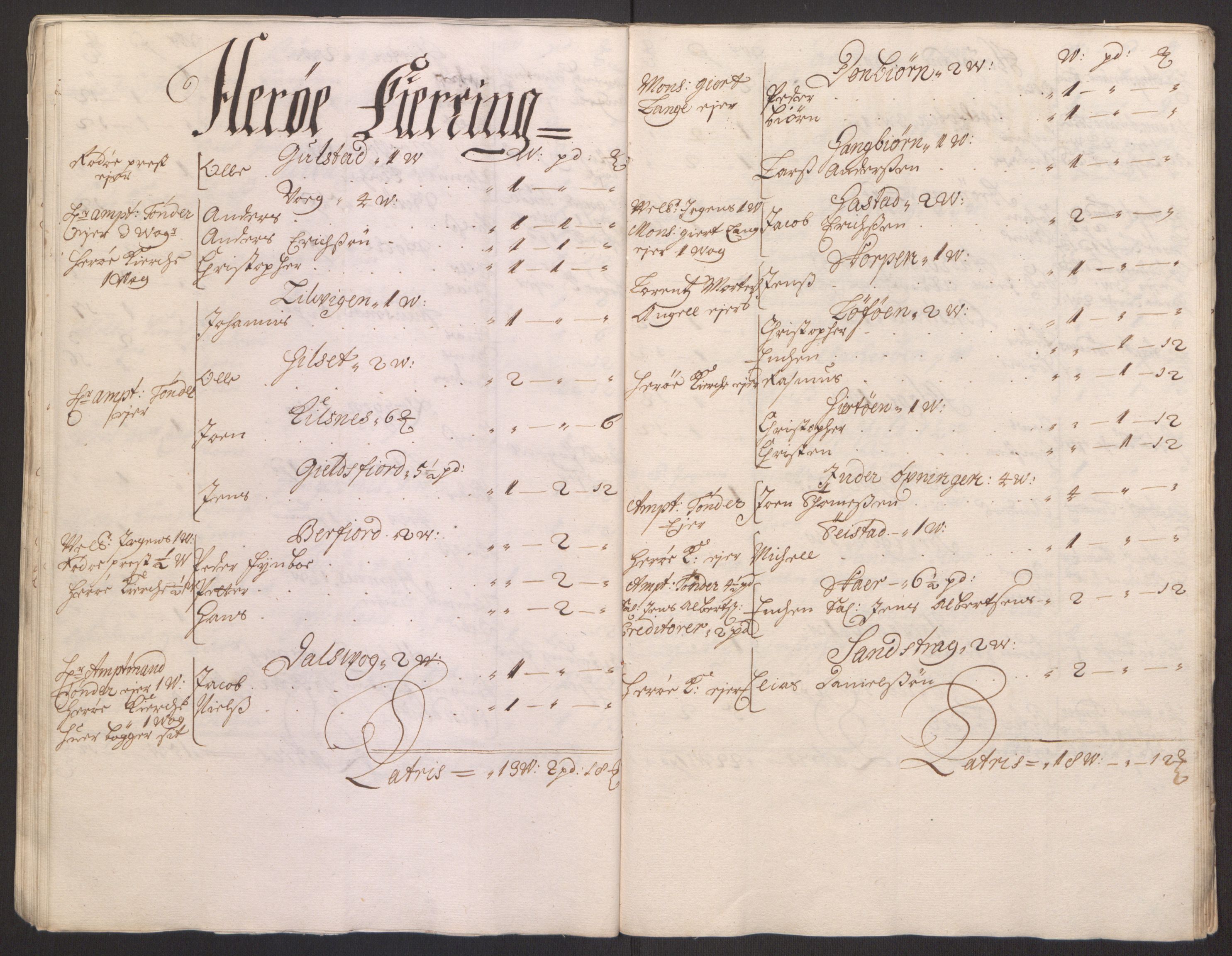 Rentekammeret inntil 1814, Reviderte regnskaper, Fogderegnskap, RA/EA-4092/R65/L4505: Fogderegnskap Helgeland, 1693-1696, s. 39