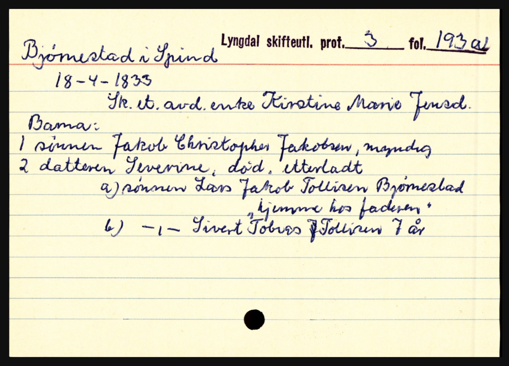 Lyngdal sorenskriveri, SAK/1221-0004/H, s. 953