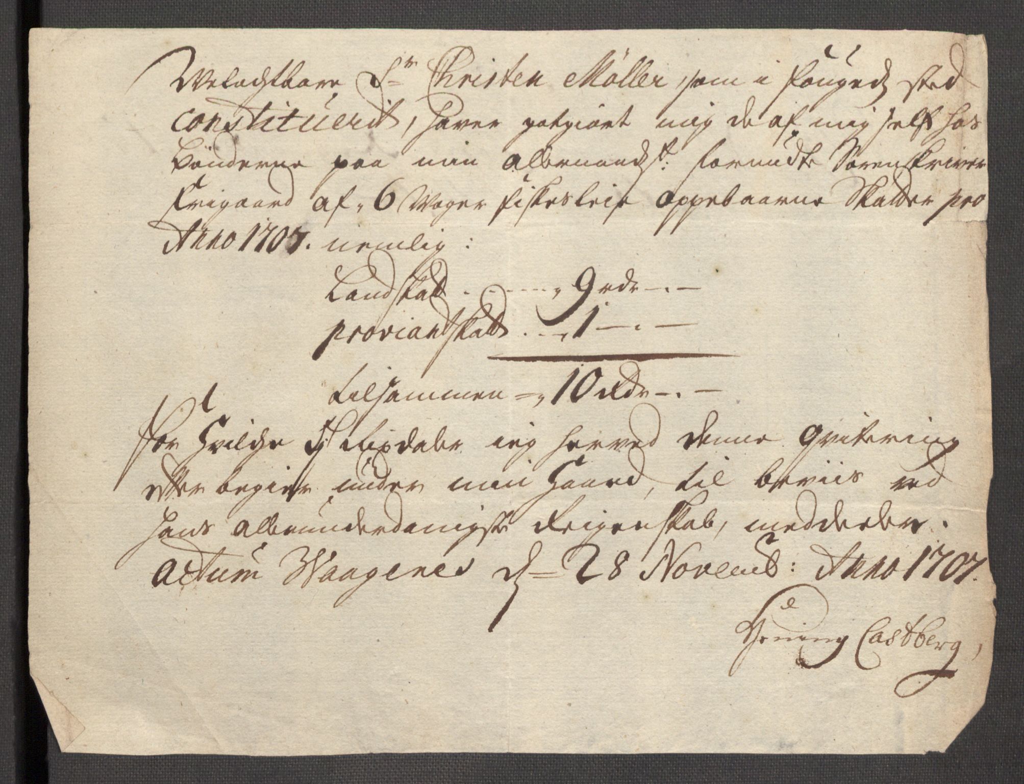 Rentekammeret inntil 1814, Reviderte regnskaper, Fogderegnskap, RA/EA-4092/R54/L3561: Fogderegnskap Sunnmøre, 1706-1707, s. 345