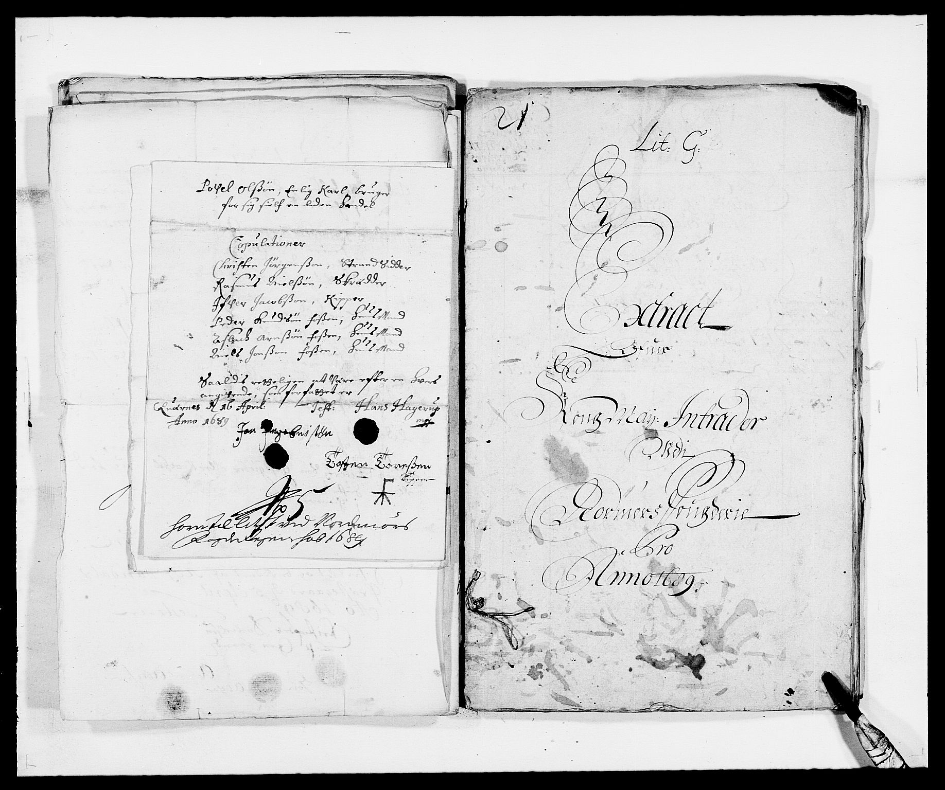 Rentekammeret inntil 1814, Reviderte regnskaper, Fogderegnskap, AV/RA-EA-4092/R56/L3733: Fogderegnskap Nordmøre, 1687-1689, s. 341
