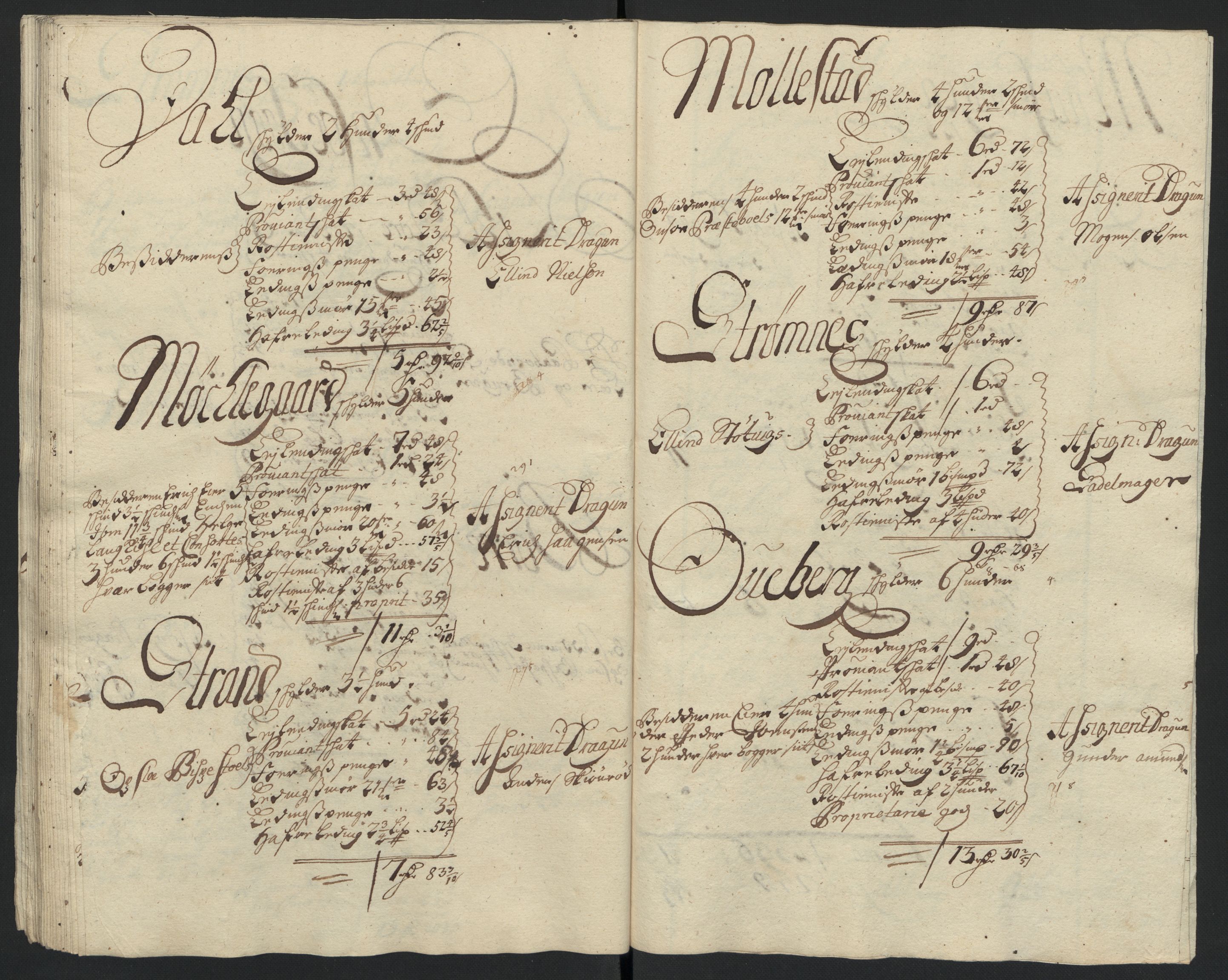 Rentekammeret inntil 1814, Reviderte regnskaper, Fogderegnskap, AV/RA-EA-4092/R04/L0132: Fogderegnskap Moss, Onsøy, Tune, Veme og Åbygge, 1703-1704, s. 141