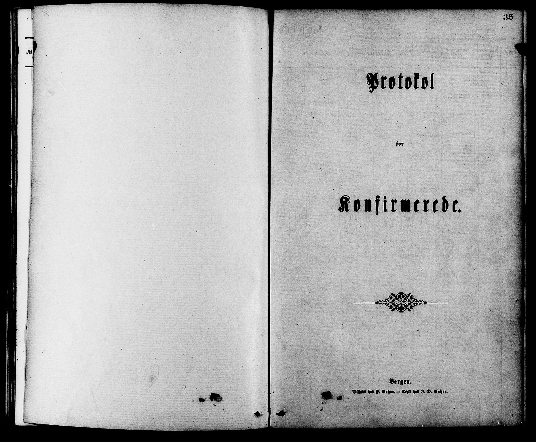 Kvinesdal sokneprestkontor, AV/SAK-1111-0026/F/Fa/Faa/L0003: Ministerialbok nr. A 3, 1877-1882, s. 35
