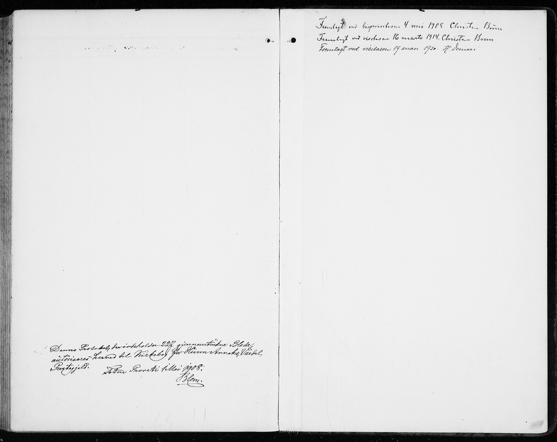 Vardal prestekontor, AV/SAH-PREST-100/H/Ha/Haa/L0016: Ministerialbok nr. 16, 1904-1916