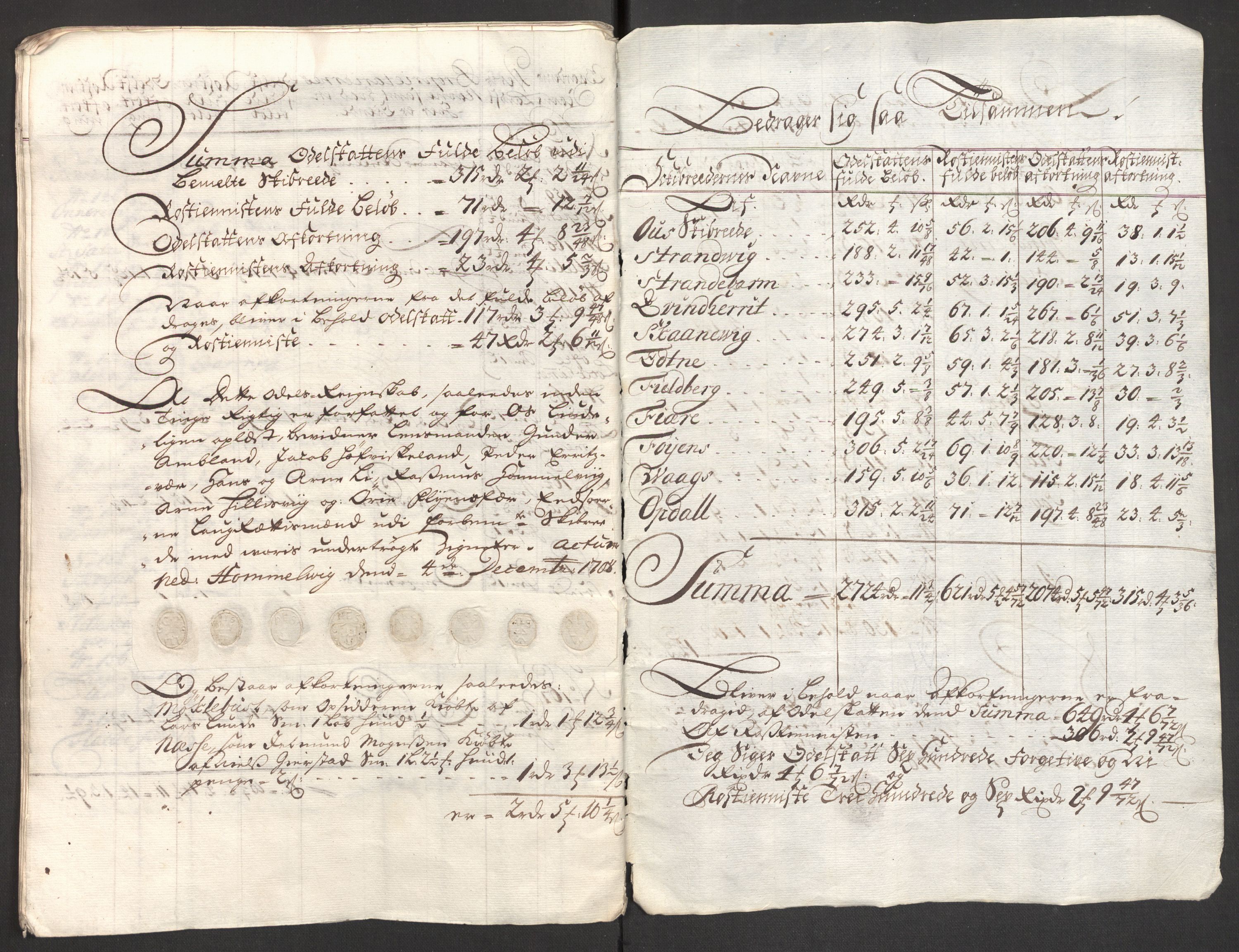 Rentekammeret inntil 1814, Reviderte regnskaper, Fogderegnskap, RA/EA-4092/R48/L2985: Fogderegnskap Sunnhordland og Hardanger, 1708, s. 158