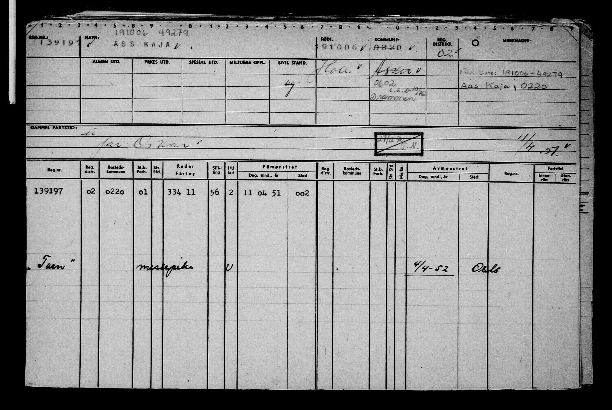 Direktoratet for sjømenn, AV/RA-S-3545/G/Gb/L0067: Hovedkort, 1906, s. 671