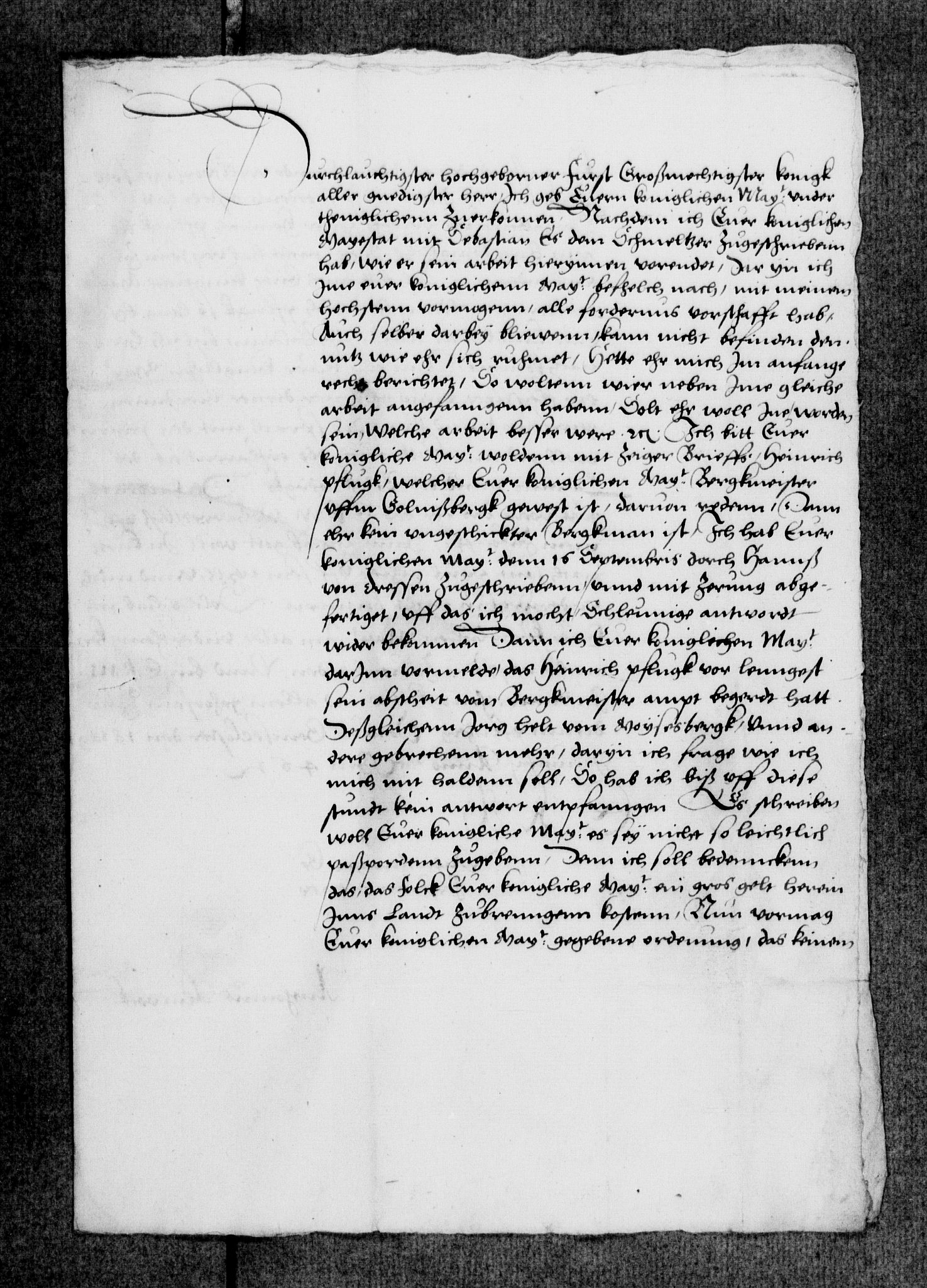 Tyske Kansellis innenrikske avdeling, AV/RA-EA-5864/E/L0003: 4  Bergverkssaker, 1545-1546, s. 505