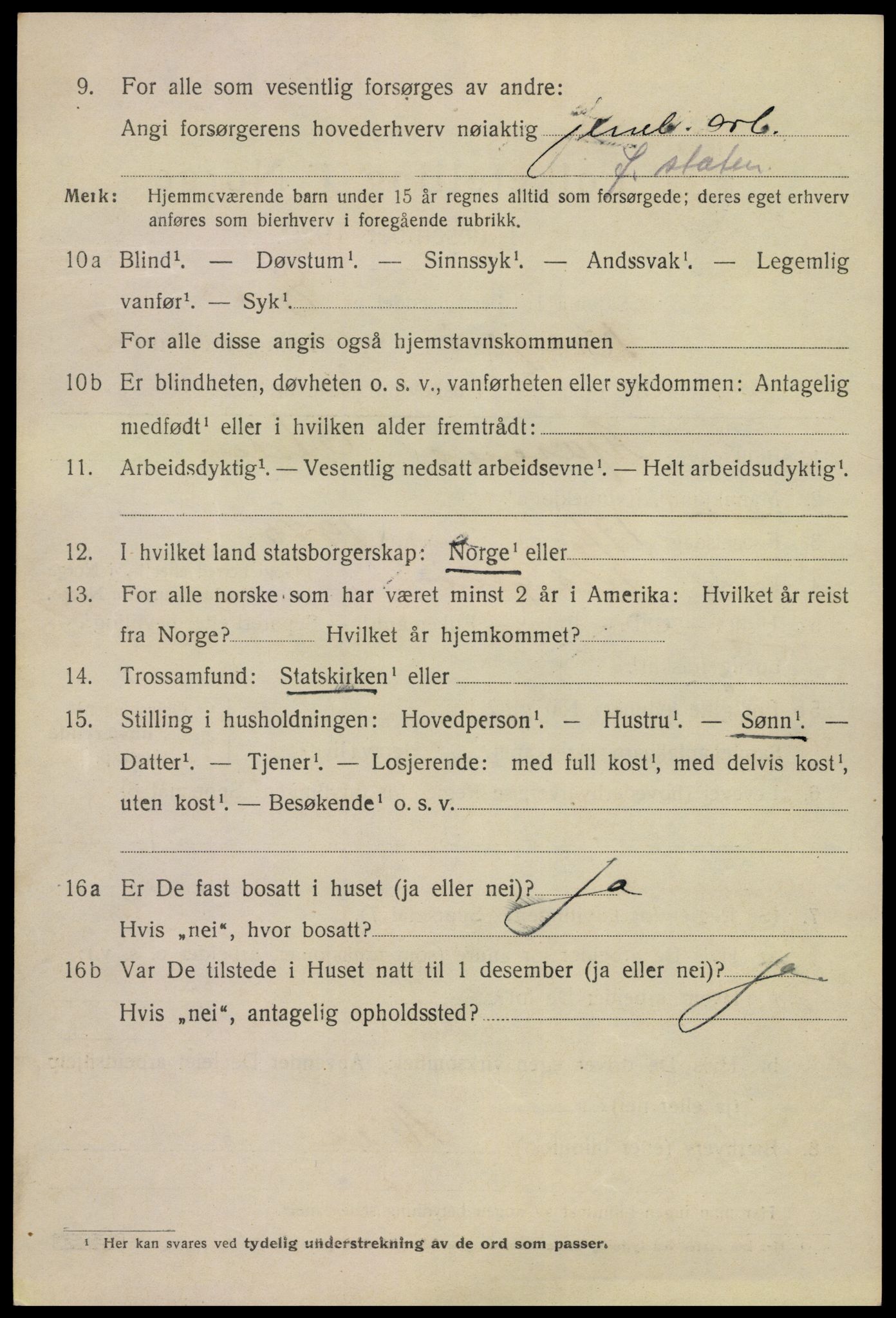 SAKO, Folketelling 1920 for 0801 Kragerø kjøpstad, 1920, s. 5480