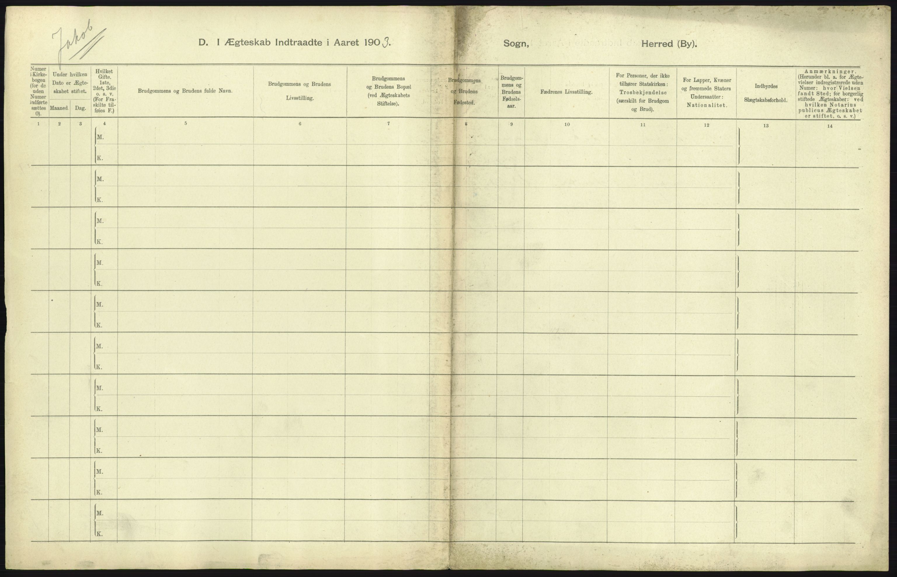 Statistisk sentralbyrå, Sosiodemografiske emner, Befolkning, AV/RA-S-2228/D/Df/Dfa/Dfaa/L0004: Kristiania: Gifte, døde, 1903, s. 571