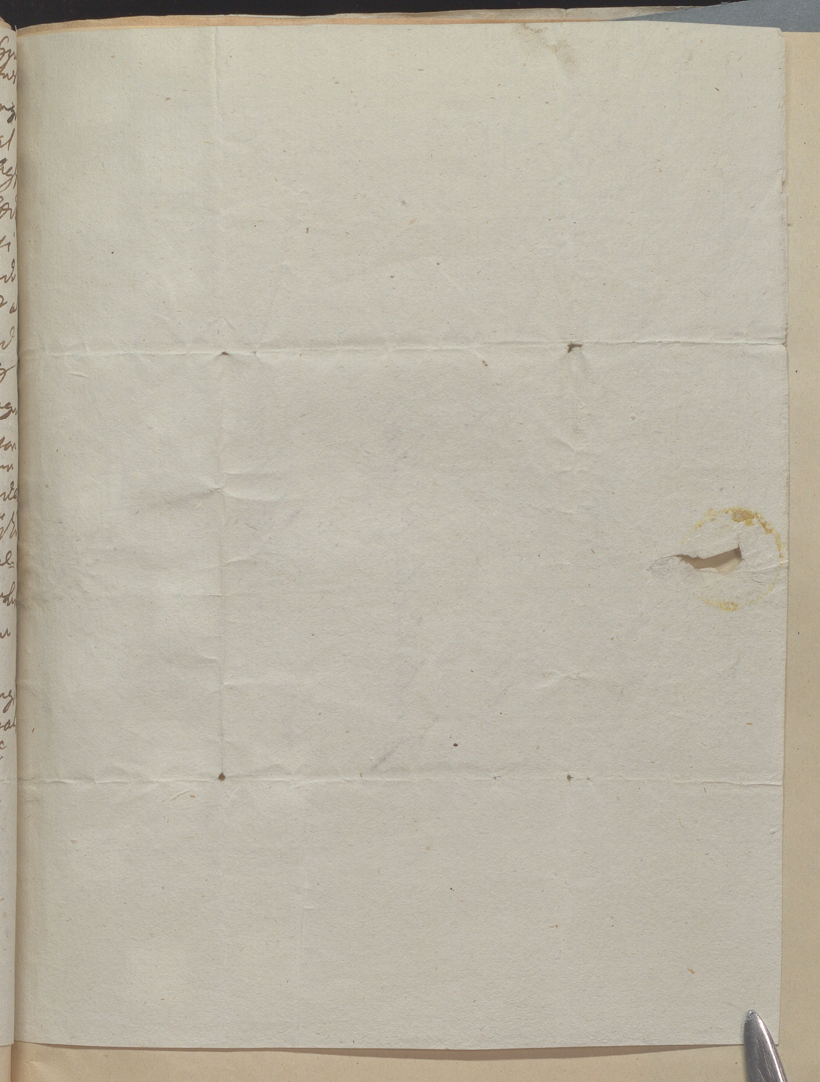 Heggtveitsamlingen, TMF/A-1007/H/L0050: Innbundne brev, Ms A, med innlagt registratur. , 1800-1850