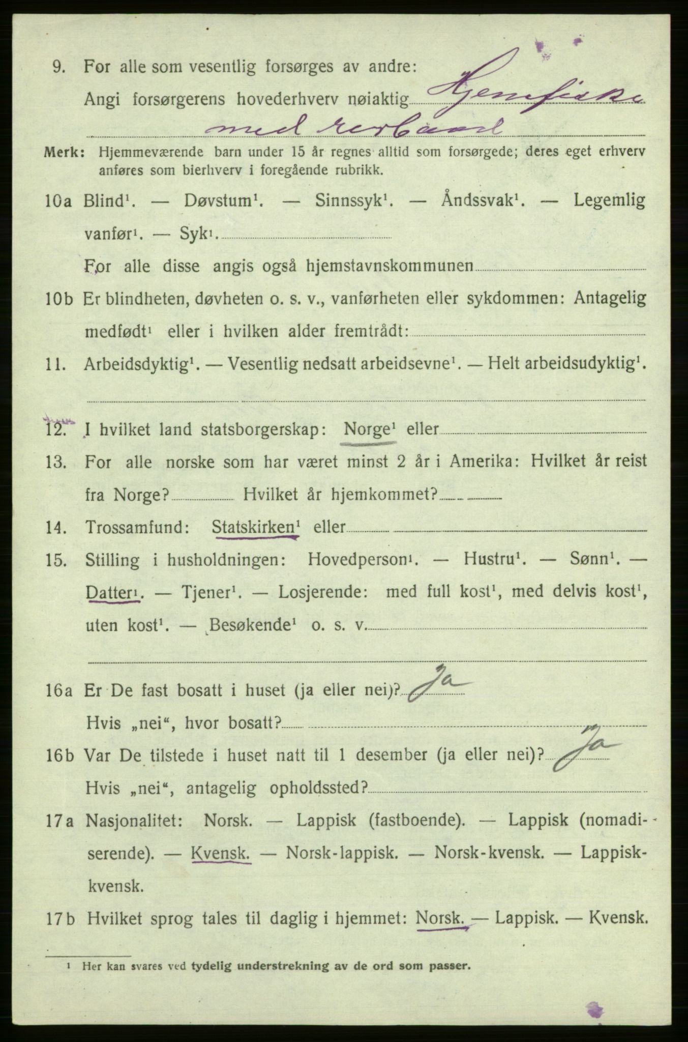 SATØ, Folketelling 1920 for 2018 Måsøy herred, 1920, s. 2623