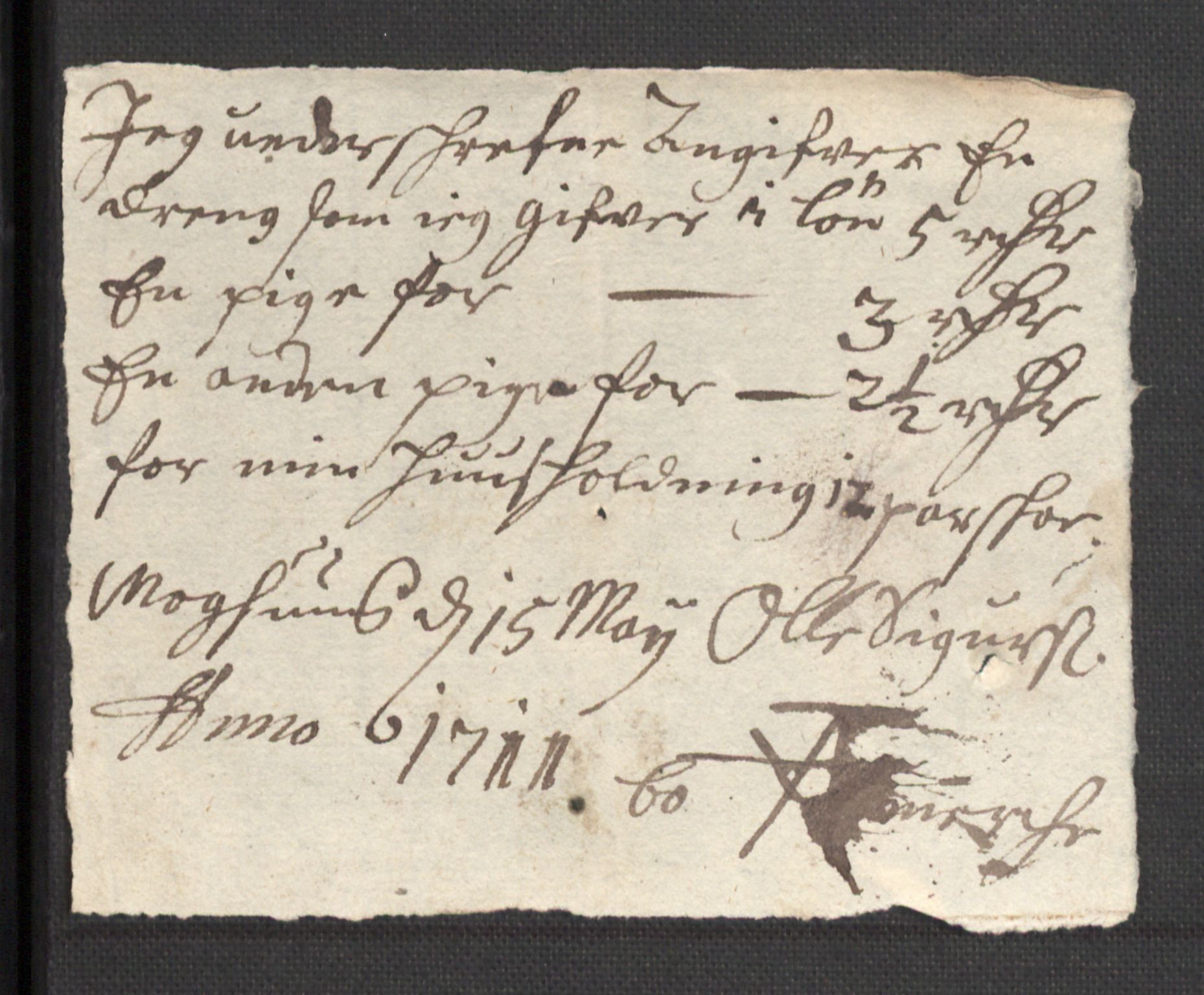 Rentekammeret inntil 1814, Reviderte regnskaper, Fogderegnskap, AV/RA-EA-4092/R36/L2121: Fogderegnskap Øvre og Nedre Telemark og Bamble, 1711, s. 282