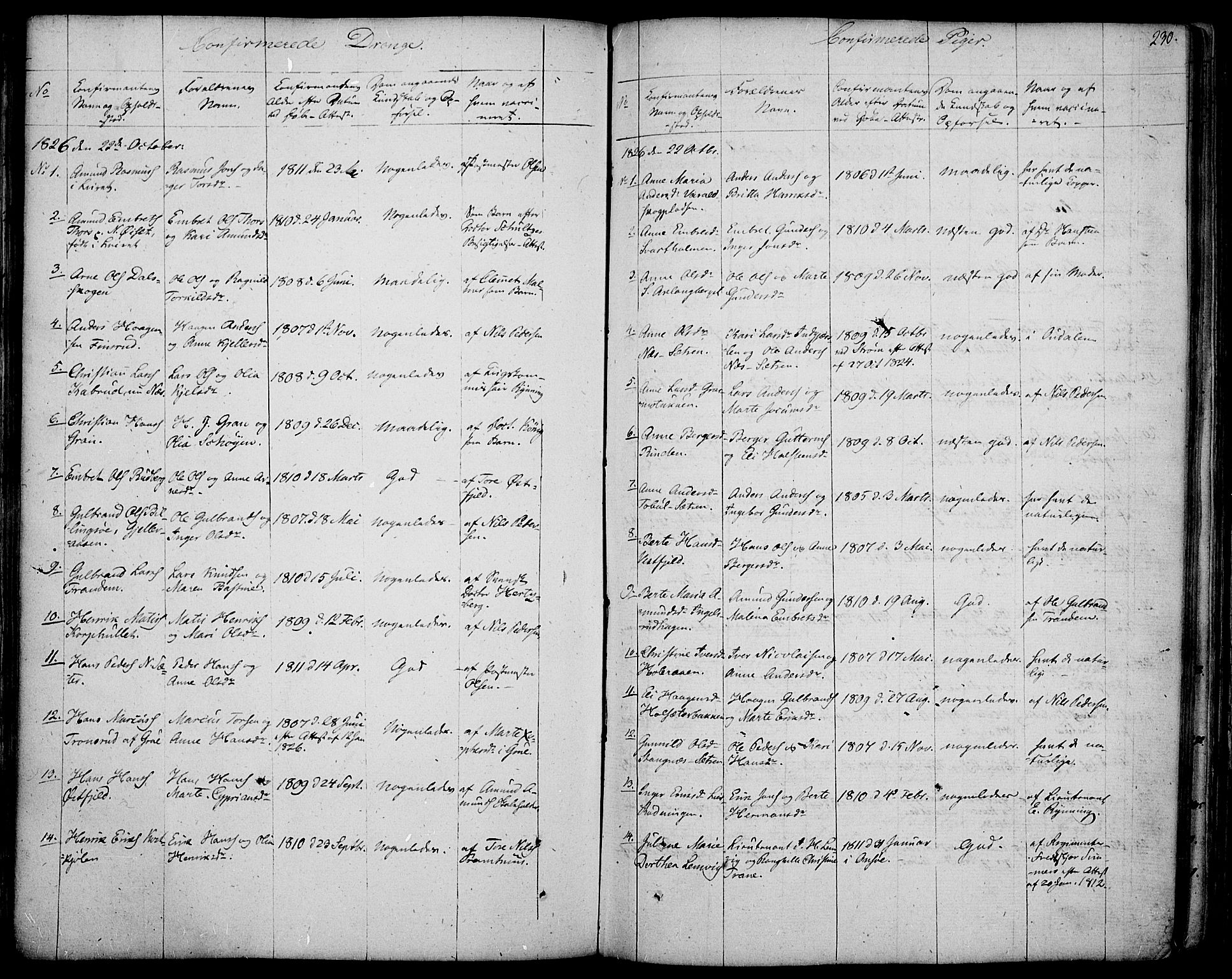 Vinger prestekontor, AV/SAH-PREST-024/H/Ha/Haa/L0007: Ministerialbok nr. 7, 1826-1839, s. 230