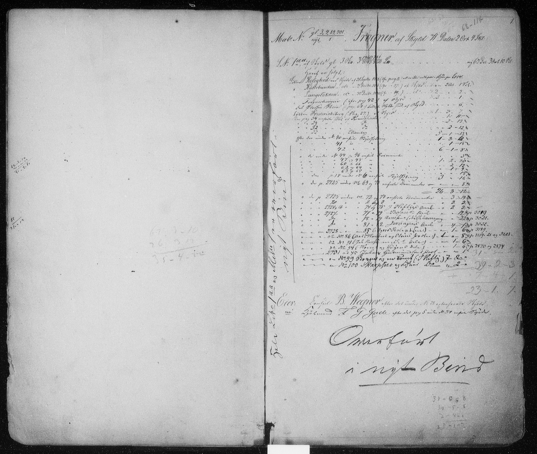 Aker sorenskriveri, SAO/A-10895/G/Ga/Gab/Gabf/L0001: Panteregister nr. VI 1, 1843-1895, s. 0-1