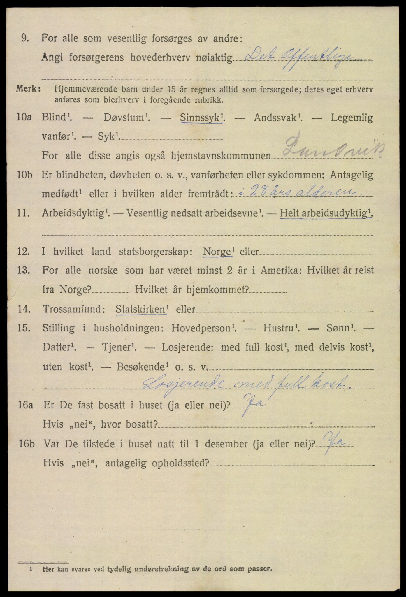 SAK, Folketelling 1920 for 0924 Landvik herred, 1920, s. 4039