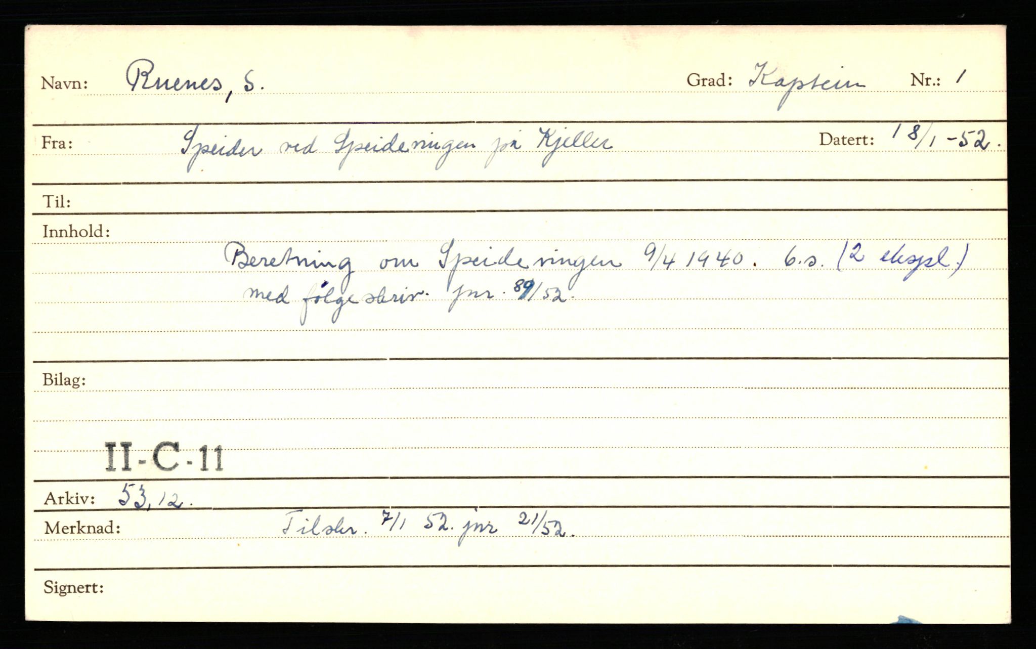 Forsvaret, Forsvarets krigshistoriske avdeling, AV/RA-RAFA-2017/E/Ed/L0158: FKA:  Forfatterkartotek N - Sk., 1945-1979, s. 1024