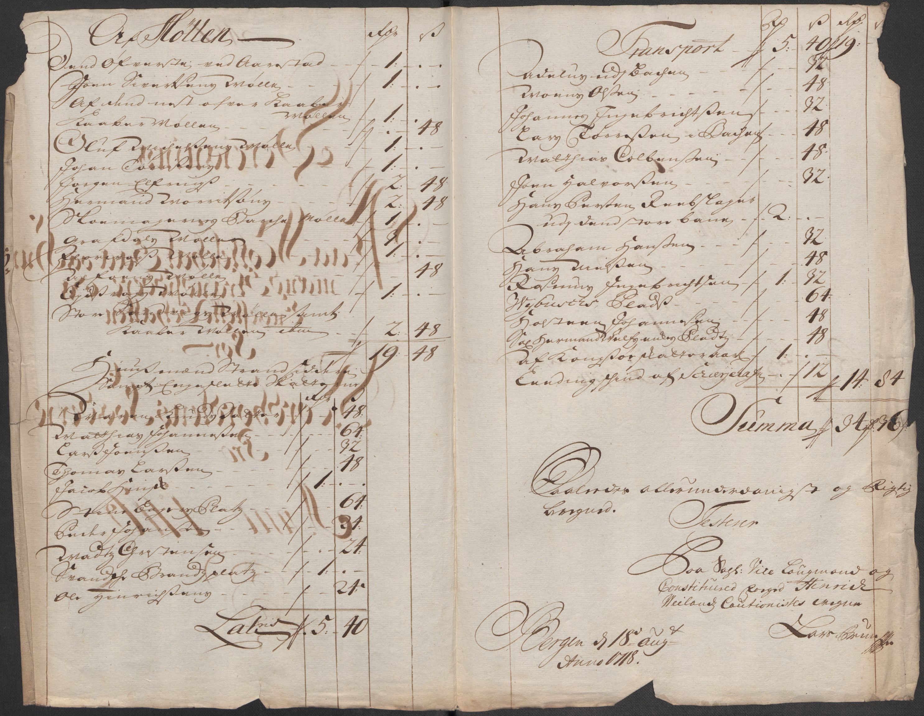 Rentekammeret inntil 1814, Reviderte regnskaper, Fogderegnskap, AV/RA-EA-4092/R51/L3199: Fogderegnskap Nordhordland og Voss, 1716, s. 27