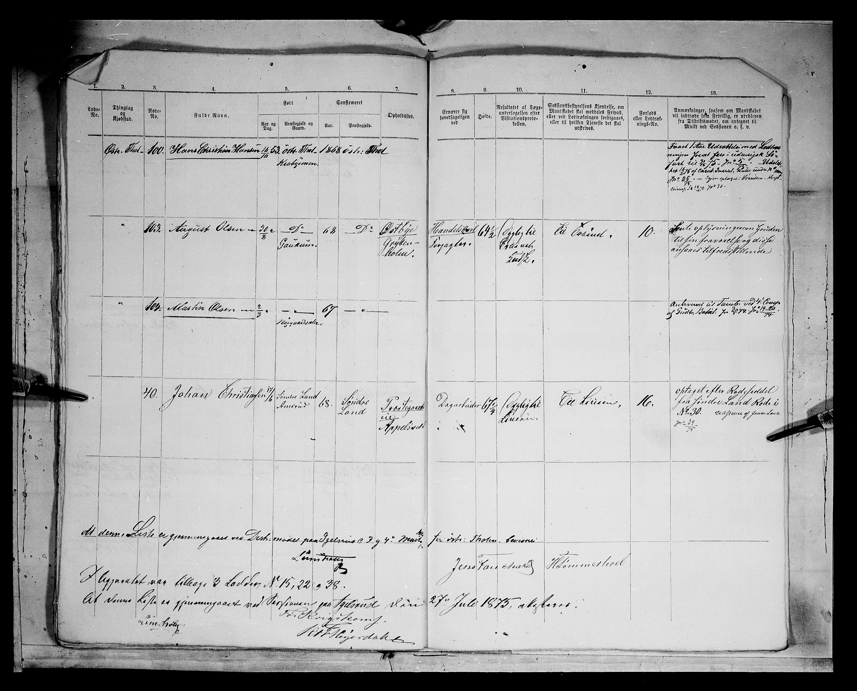 Fylkesmannen i Oppland, AV/SAH-FYO-002/1/K/Kg/L1168: Østre og Vestre Toten, 1871-1879, s. 8216