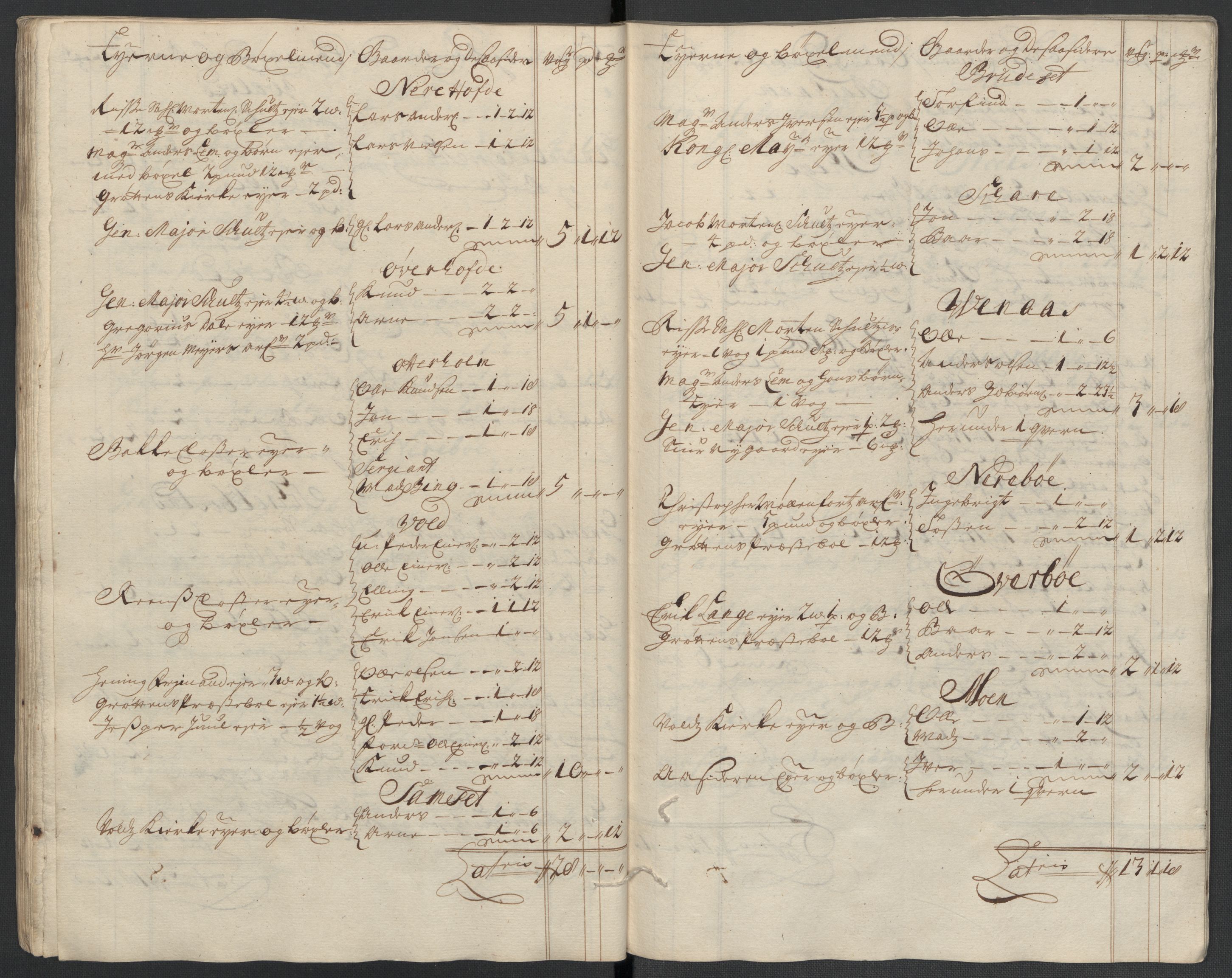 Rentekammeret inntil 1814, Reviderte regnskaper, Fogderegnskap, AV/RA-EA-4092/R55/L3659: Fogderegnskap Romsdal, 1709-1710, s. 310