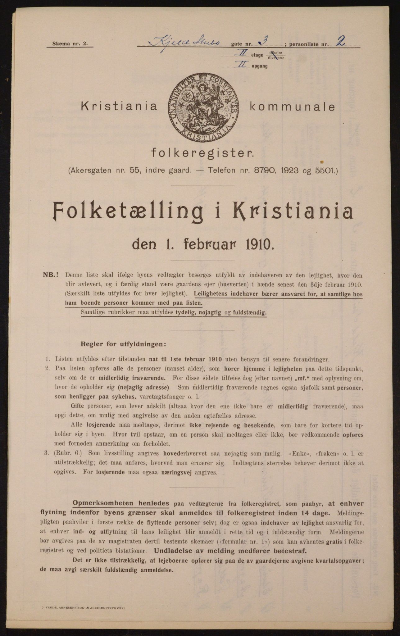 OBA, Kommunal folketelling 1.2.1910 for Kristiania, 1910, s. 49831