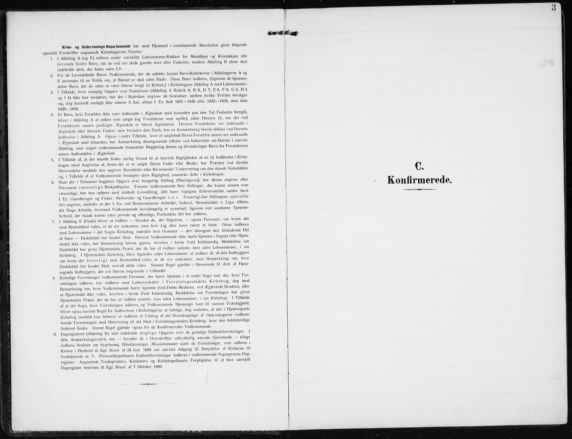 Modum kirkebøker, SAKO/A-234/F/Fa/L0014b: Ministerialbok nr. 14B, 1906-1917, s. 3