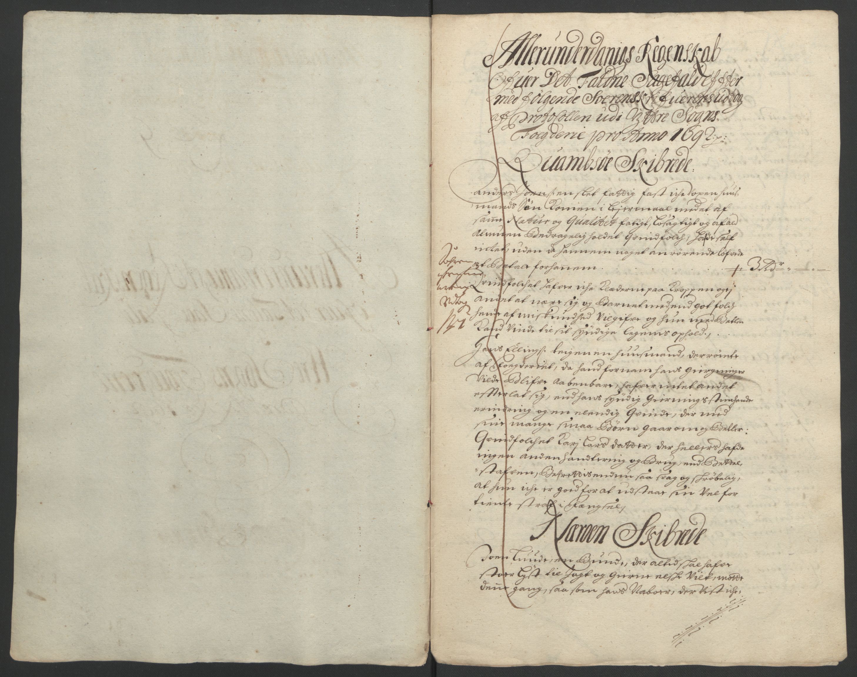 Rentekammeret inntil 1814, Reviderte regnskaper, Fogderegnskap, RA/EA-4092/R52/L3306: Fogderegnskap Sogn, 1691-1692, s. 359