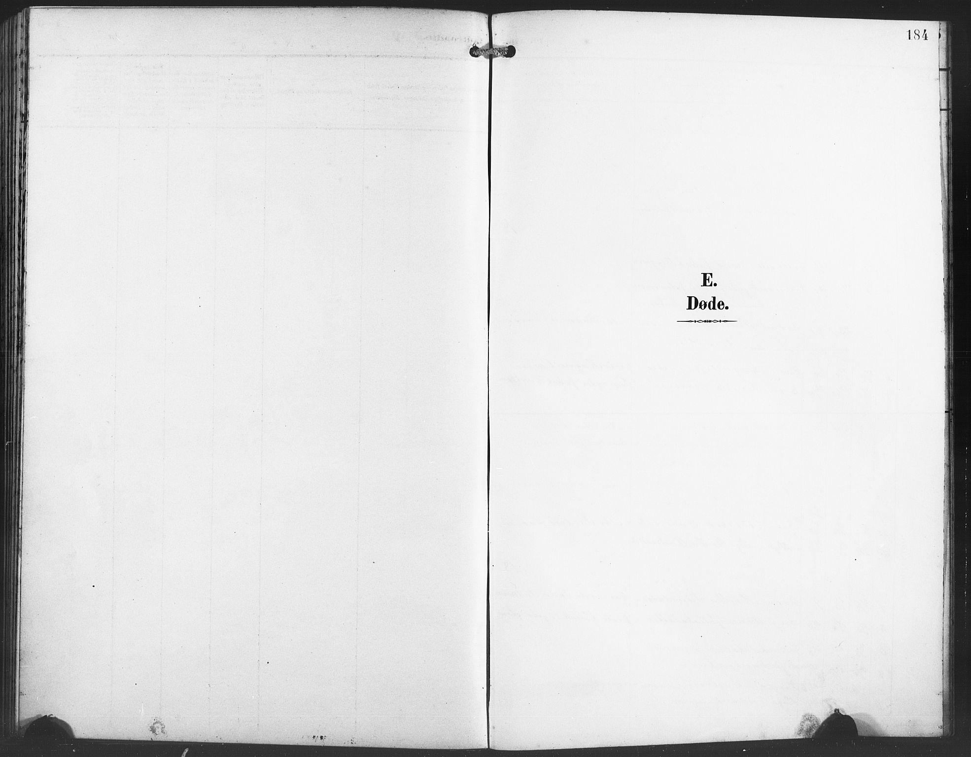 Evanger sokneprestembete, AV/SAB-A-99924: Klokkerbok nr. A 5, 1897-1917, s. 184
