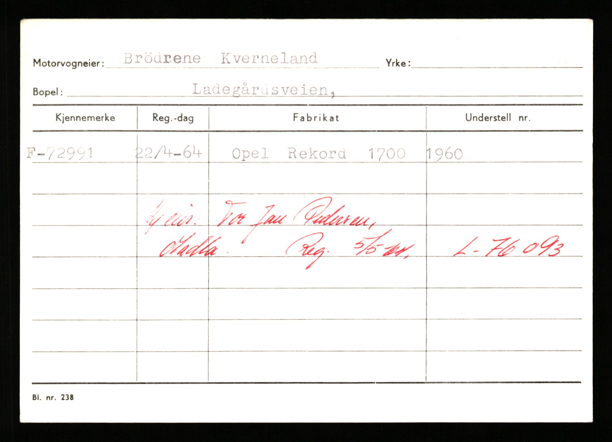 Stavanger trafikkstasjon, SAST/A-101942/0/G/L0008: Registreringsnummer: 67519 - 84533, 1930-1971, s. 841