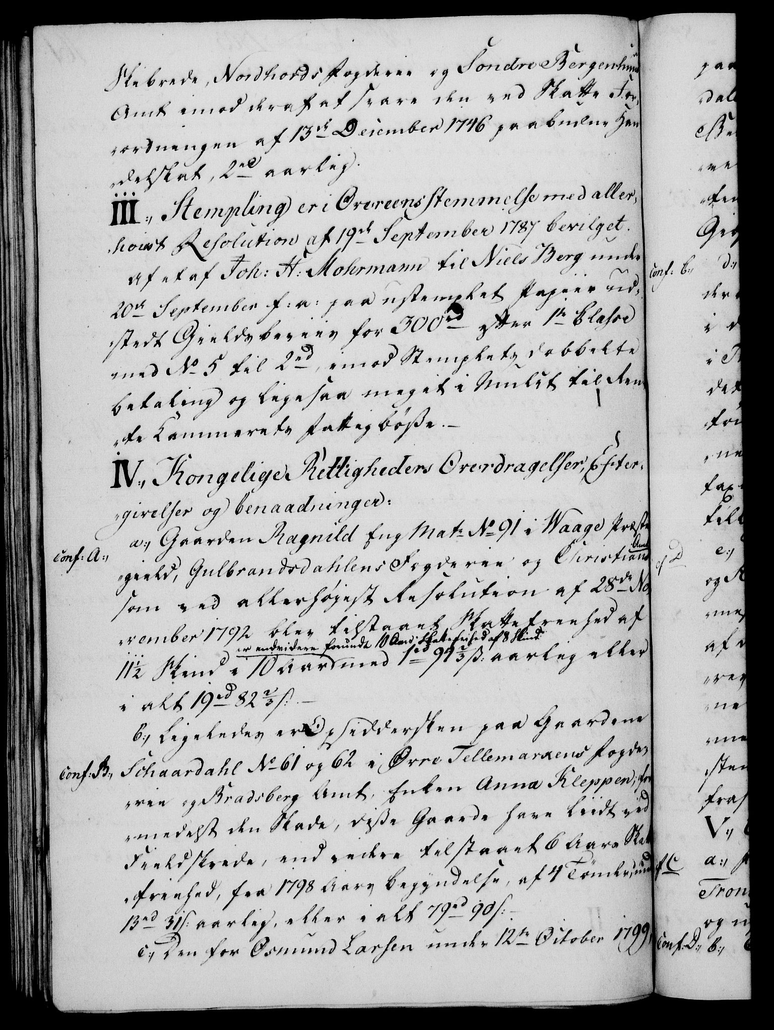 Rentekammeret, Kammerkanselliet, RA/EA-3111/G/Gf/Gfa/L0085: Norsk relasjons- og resolusjonsprotokoll (merket RK 52.85), 1803, s. 909