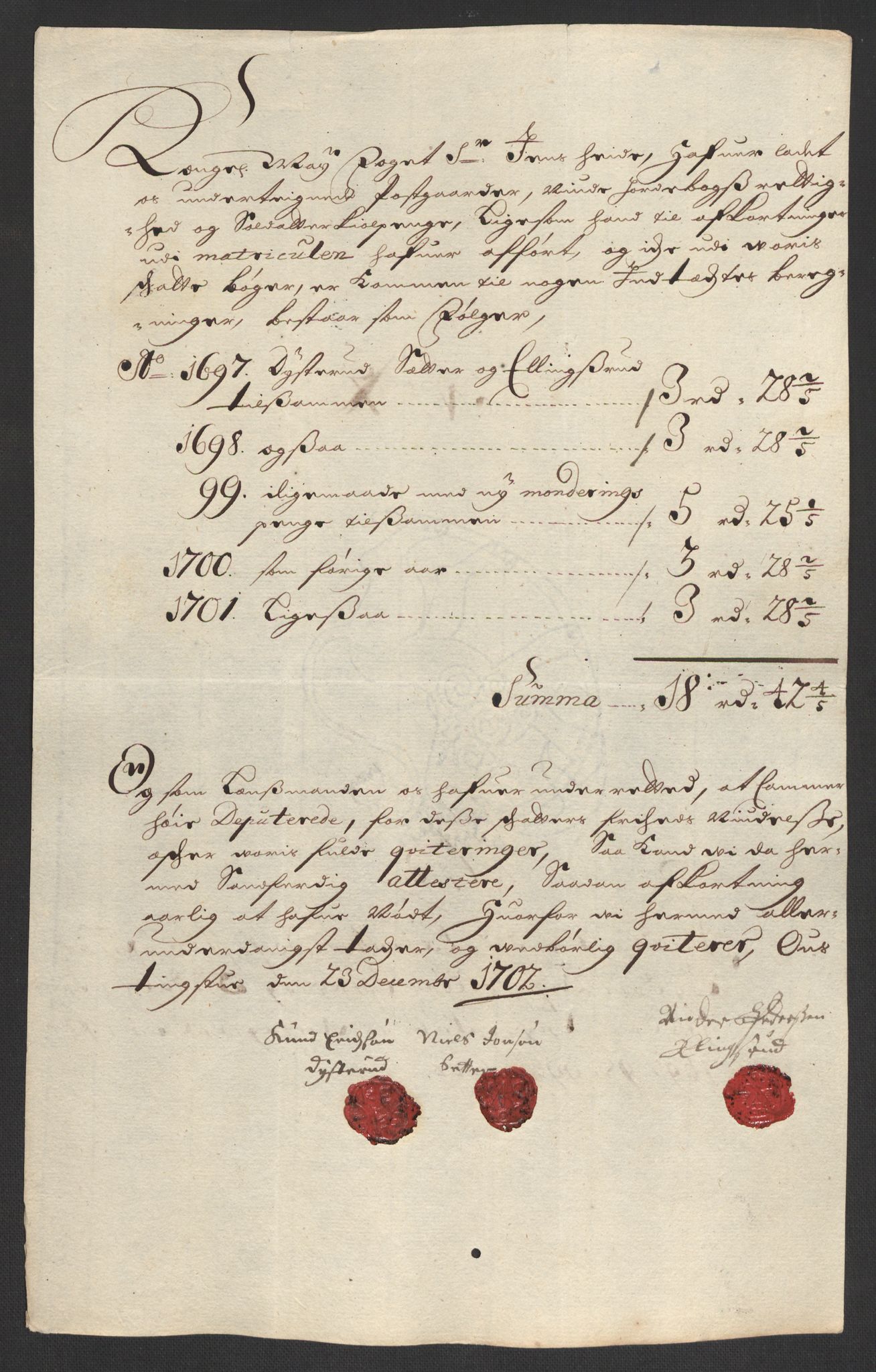 Rentekammeret inntil 1814, Reviderte regnskaper, Fogderegnskap, AV/RA-EA-4092/R13/L0838: Fogderegnskap Solør, Odal og Østerdal, 1700, s. 453