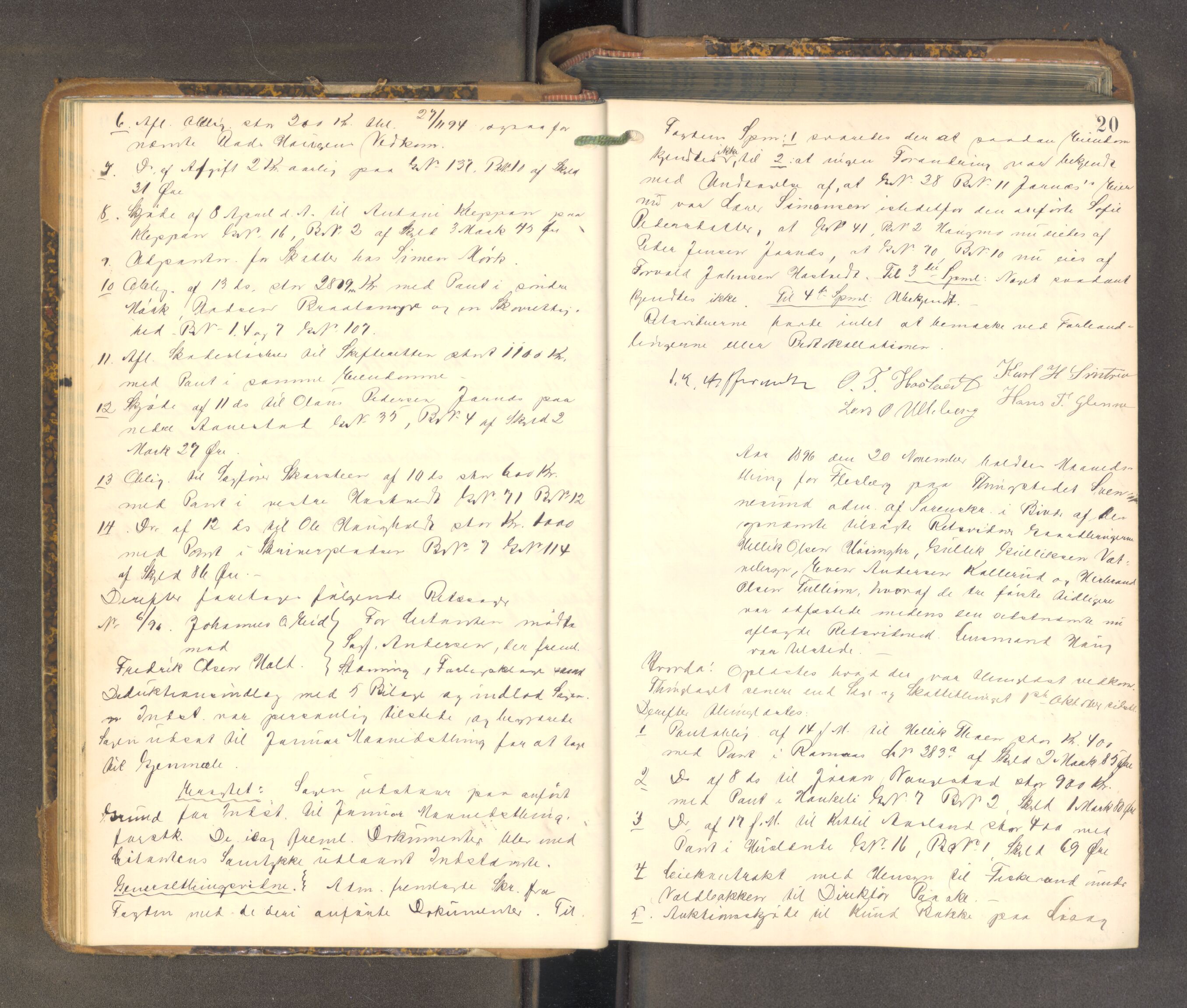 Numedal og Sandsvær sorenskriveri, AV/SAKO-A-128/F/Fa/Faa/L0112: Tingbok, 1896-1902