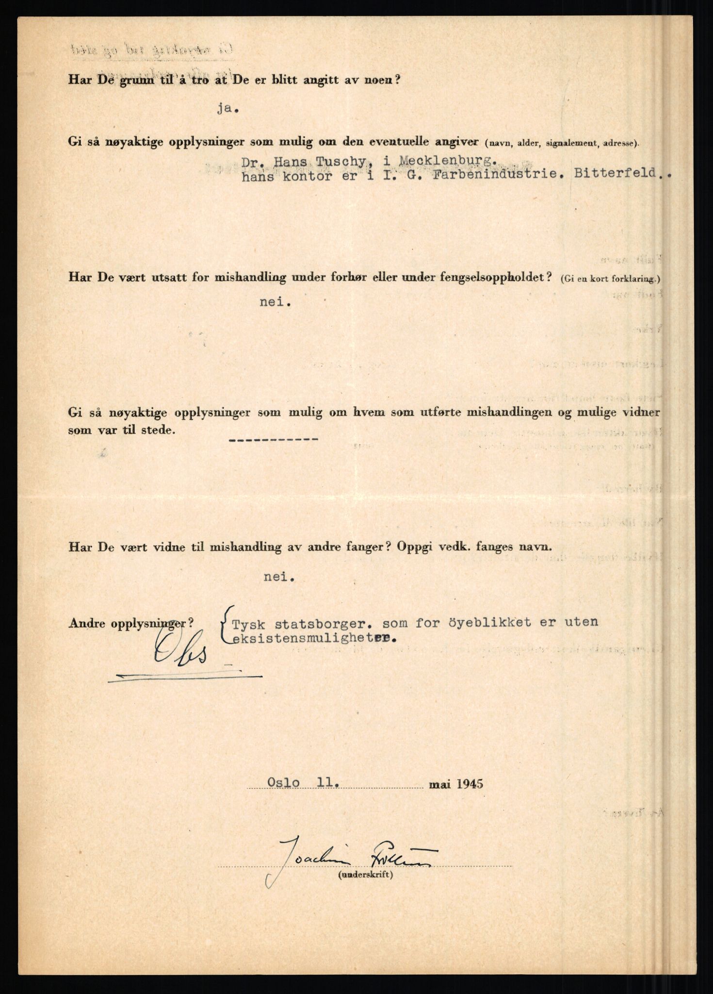 Rikspolitisjefen, AV/RA-S-1560/L/L0019: Utenlandske fanger, 1940-1945, s. 532