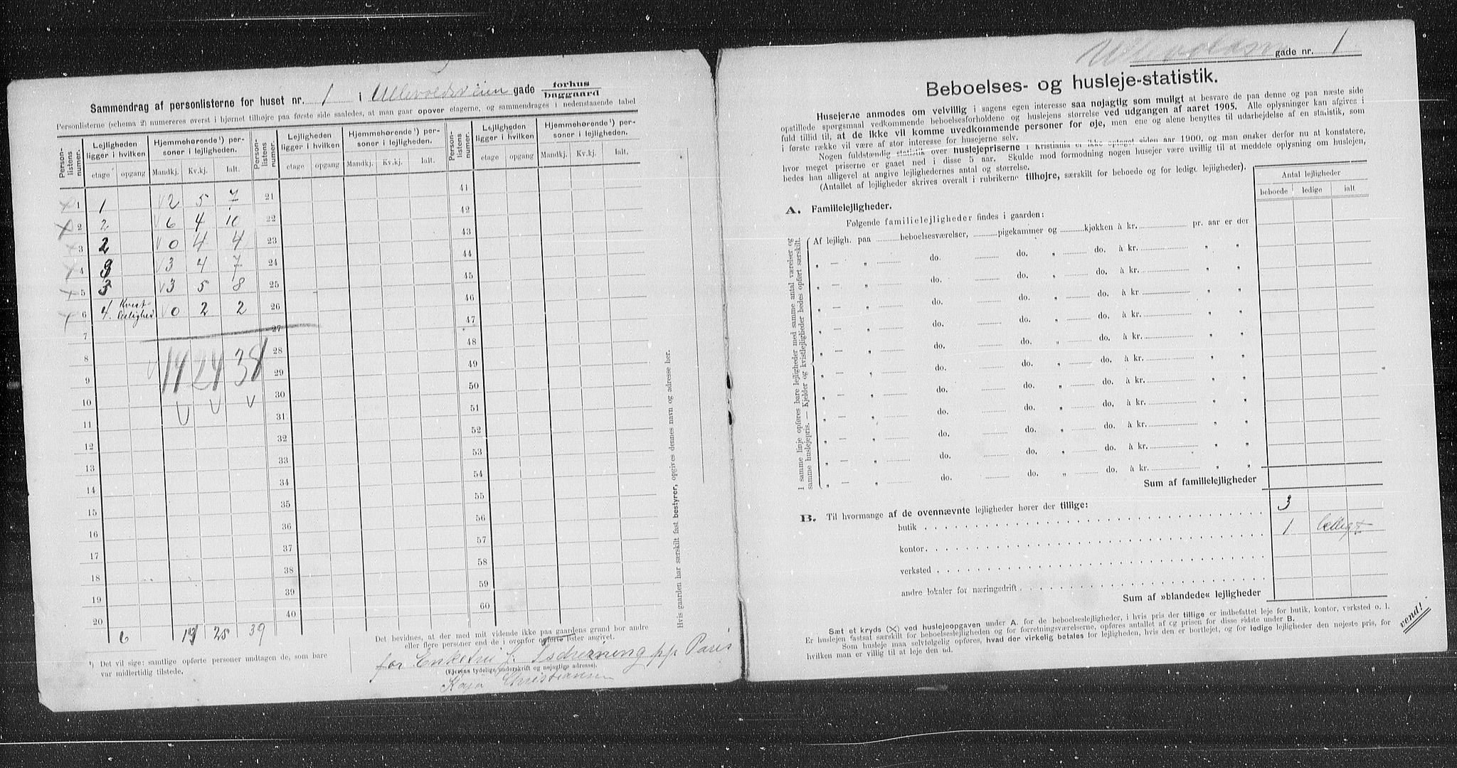 OBA, Kommunal folketelling 31.12.1905 for Kristiania kjøpstad, 1905, s. 62389