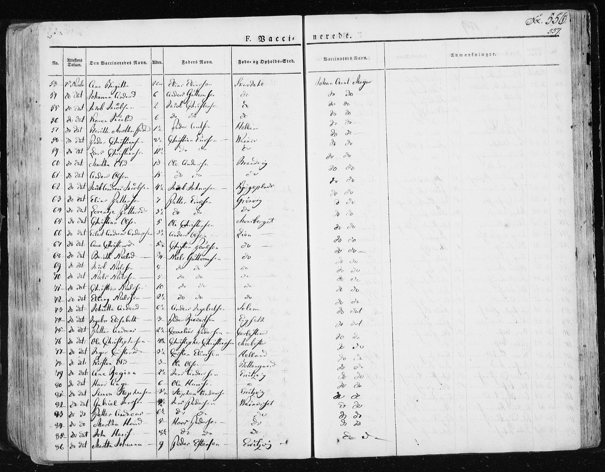Ministerialprotokoller, klokkerbøker og fødselsregistre - Sør-Trøndelag, SAT/A-1456/659/L0735: Ministerialbok nr. 659A05, 1826-1841, s. 556