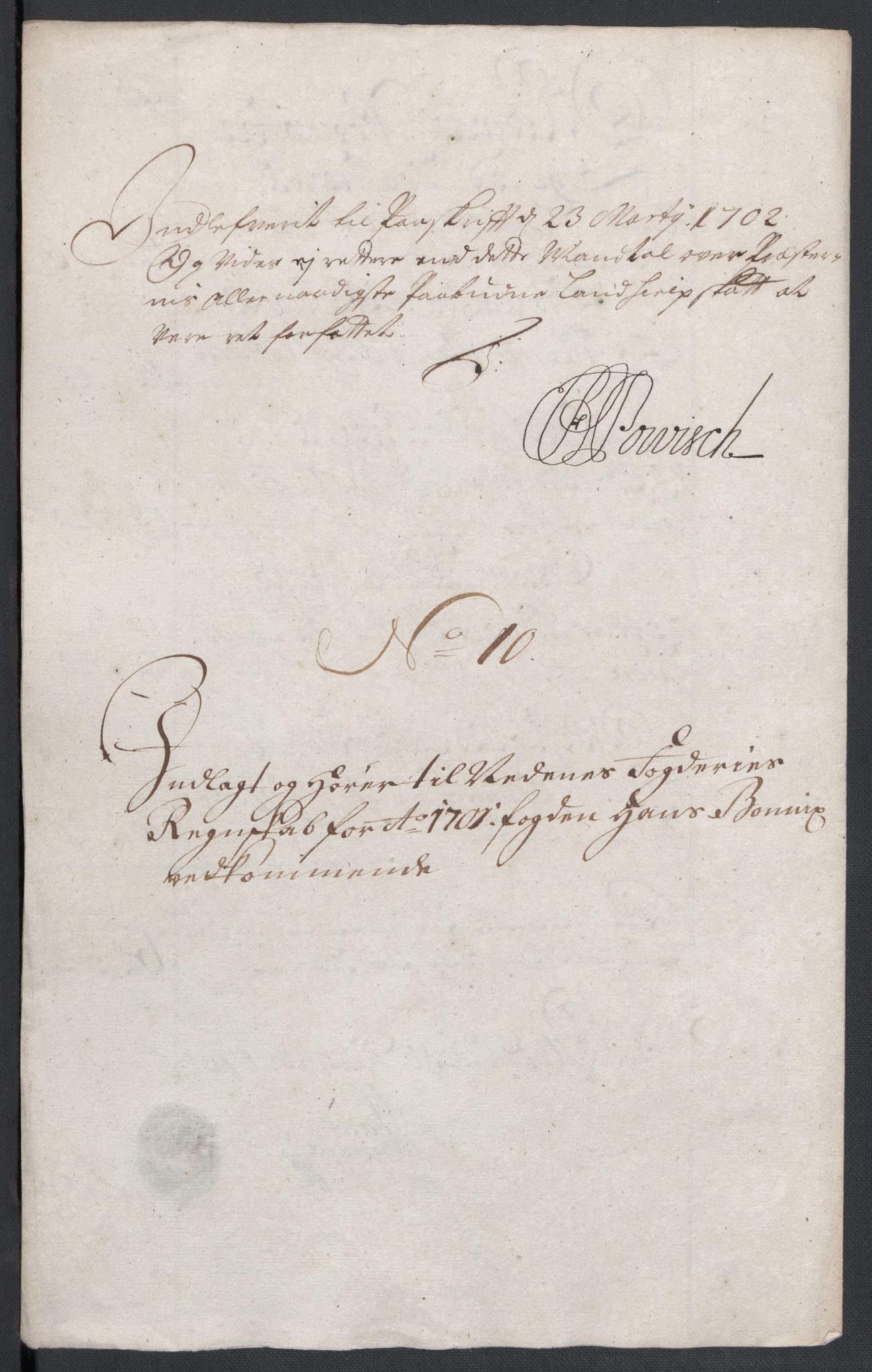 Rentekammeret inntil 1814, Reviderte regnskaper, Fogderegnskap, RA/EA-4092/R39/L2315: Fogderegnskap Nedenes, 1700-1701, s. 269