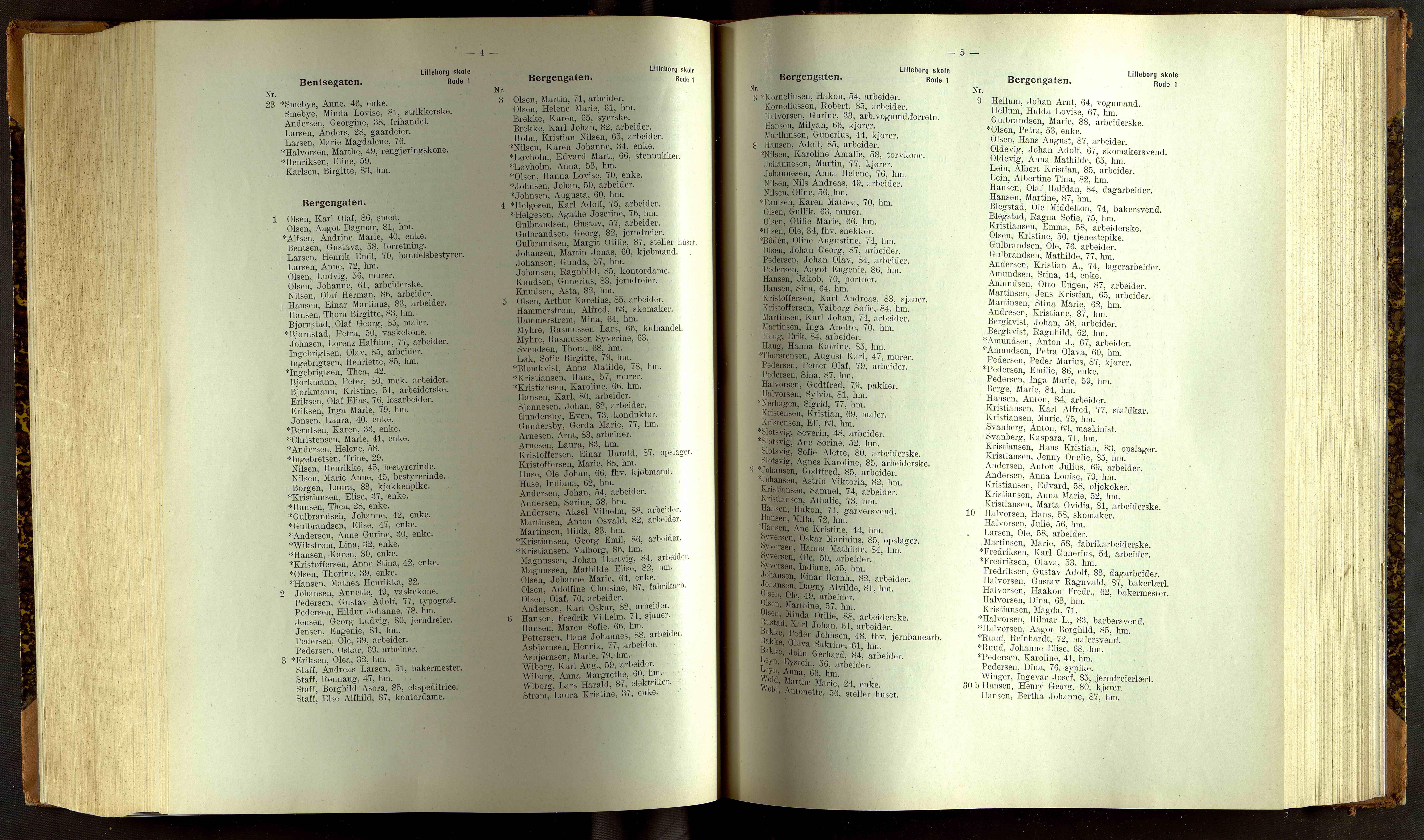 Folkeregisteret ( Valgstyret ), OBA/A-20059, 1913, s. 7004-7005