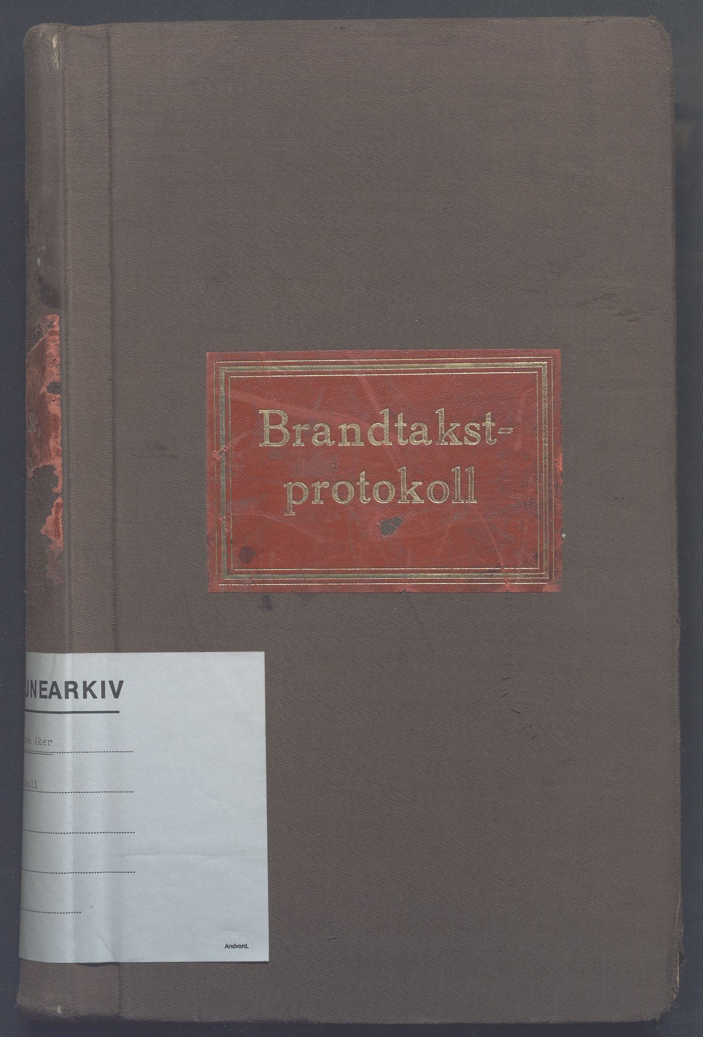 Lensmennene i Aker, OBA/A-10133/F/Fa/L0024: Branntakstprotokoll, 1929-1932