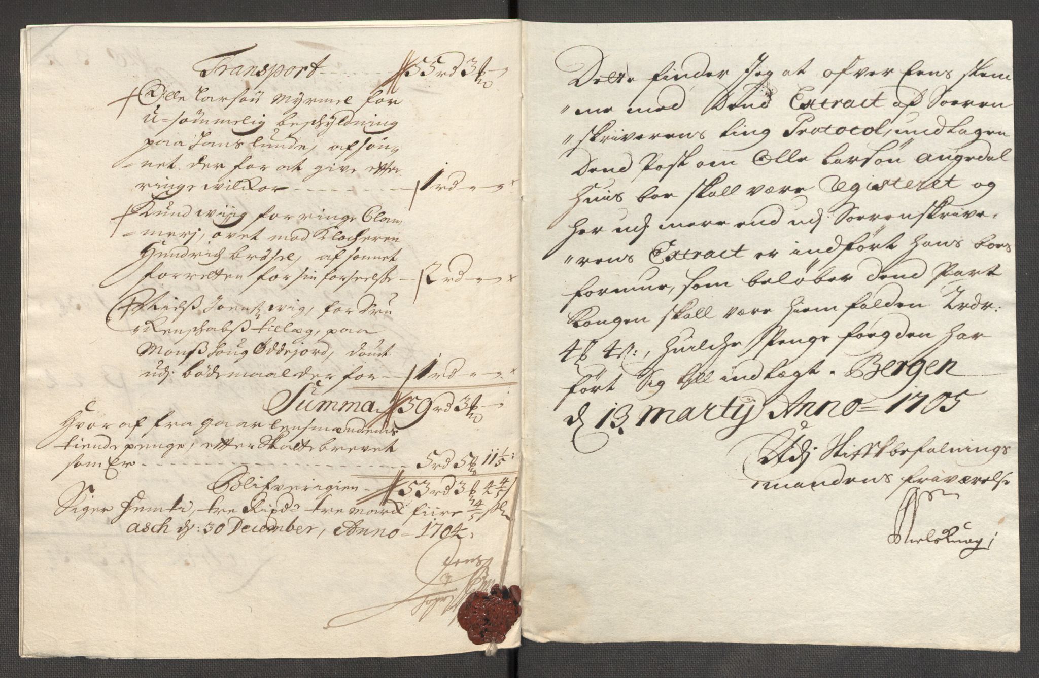 Rentekammeret inntil 1814, Reviderte regnskaper, Fogderegnskap, RA/EA-4092/R53/L3428: Fogderegnskap Sunn- og Nordfjord, 1704, s. 133