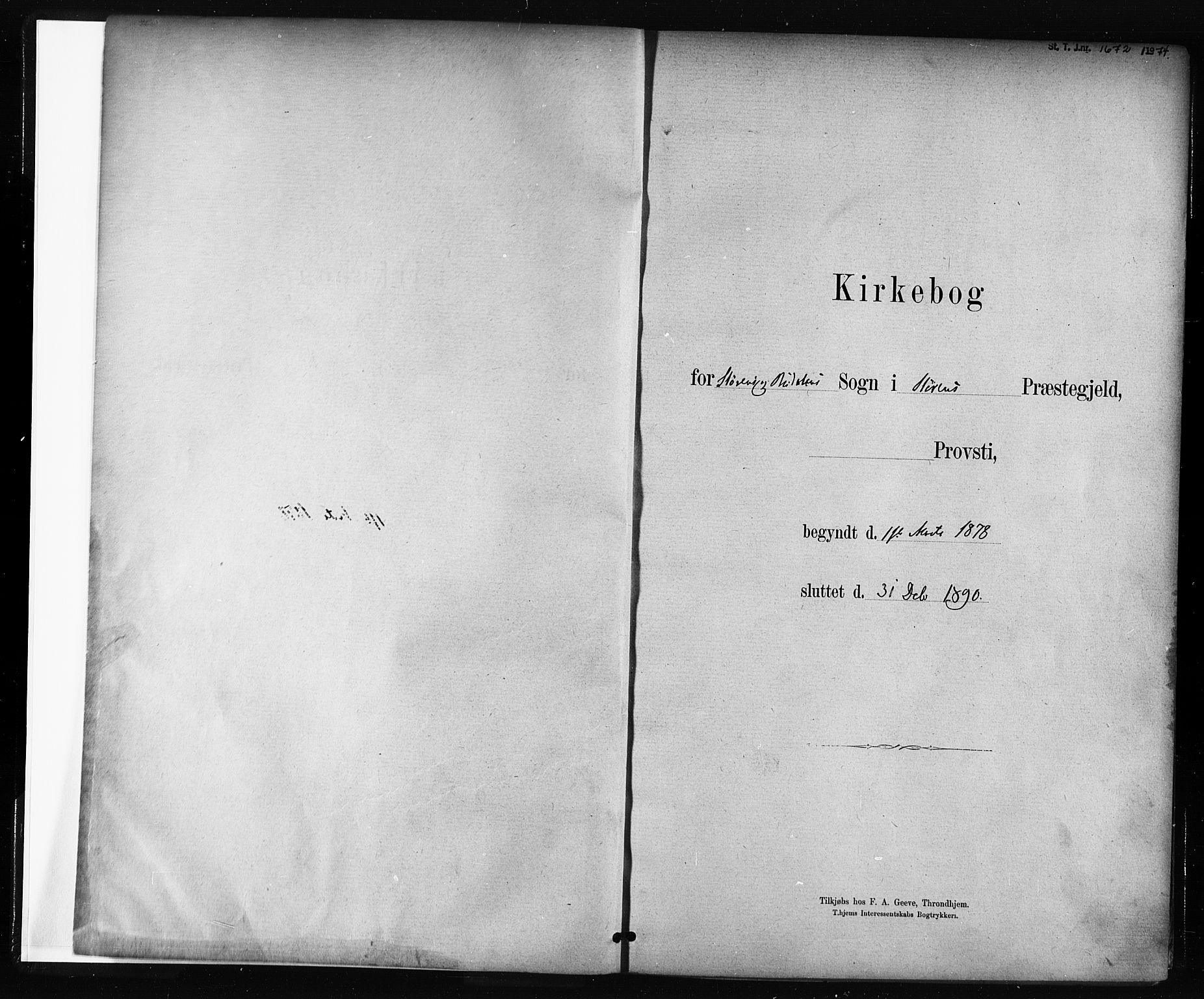 Ministerialprotokoller, klokkerbøker og fødselsregistre - Sør-Trøndelag, AV/SAT-A-1456/687/L1002: Ministerialbok nr. 687A08, 1878-1890