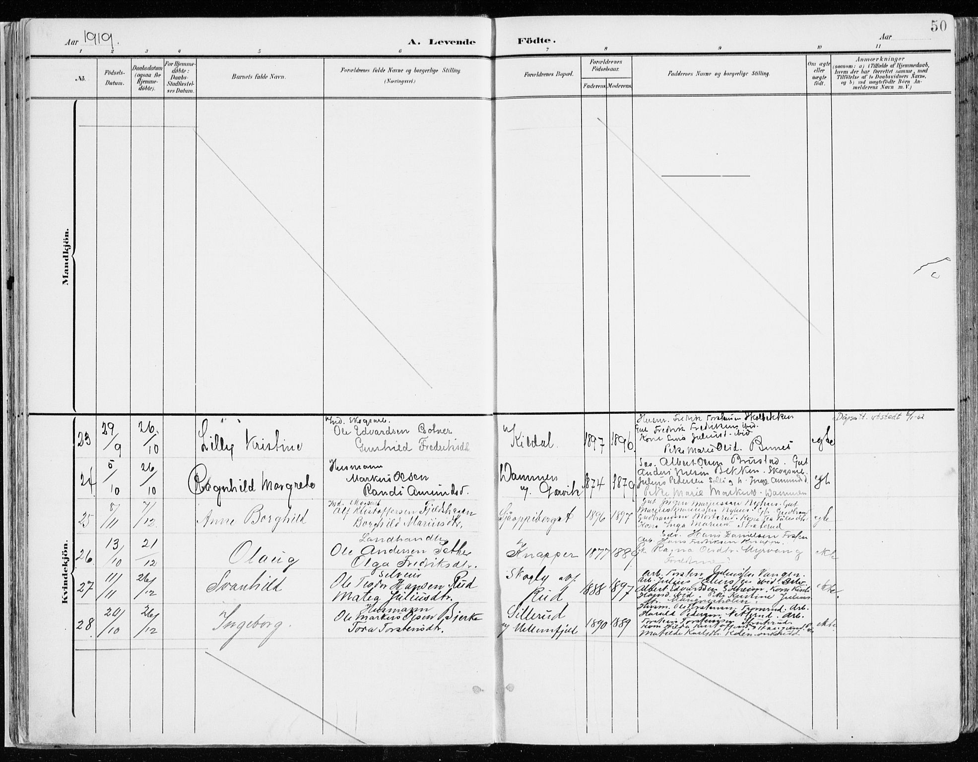 Nord-Odal prestekontor, AV/SAH-PREST-032/H/Ha/Haa/L0009: Ministerialbok nr. 9, 1902-1926, s. 50