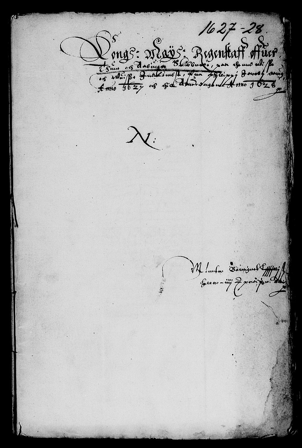 Rentekammeret inntil 1814, Reviderte regnskaper, Lensregnskaper, RA/EA-5023/R/Rb/Rba/L0081: Akershus len, 1627-1628